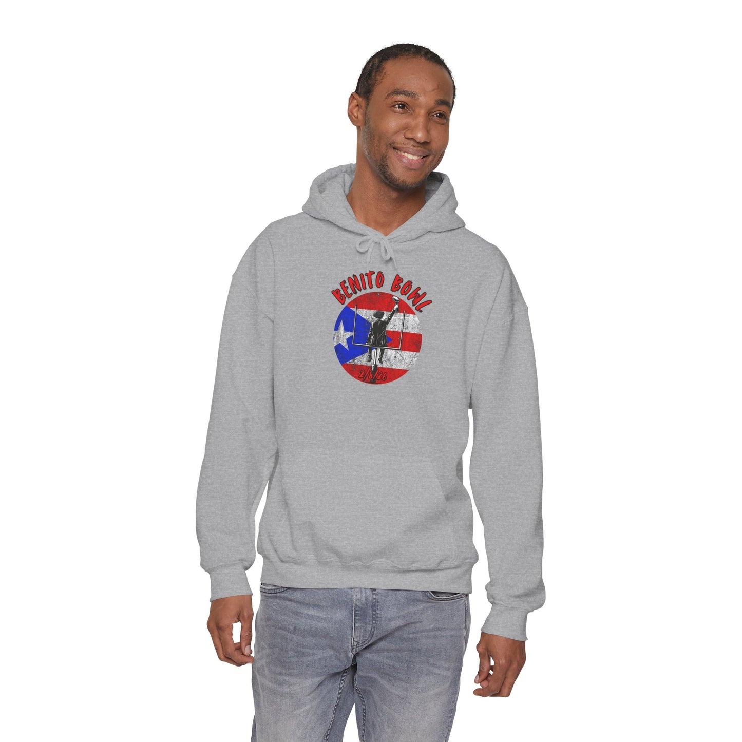 Benito Bowl 2/8/26 Puerto Rico Heritage Hoodie, Boricua Pride Football Fan gift