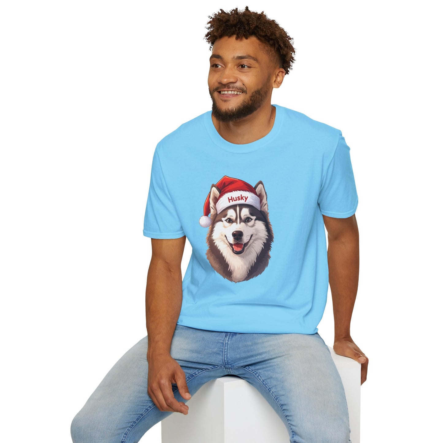 Siberian Husky Dog Portrait Shirt – Husky Dog Lover Gift, Cute Dog Mom Tee, Dog Dad Shirt, Pet Breed Apparel
