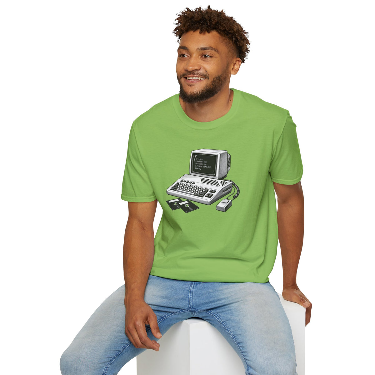 Vintage Computer T-Shirt, Retro Tech Shirt, Floppy Disk Tee, Programmer Gift, Computer Nerd Shirt