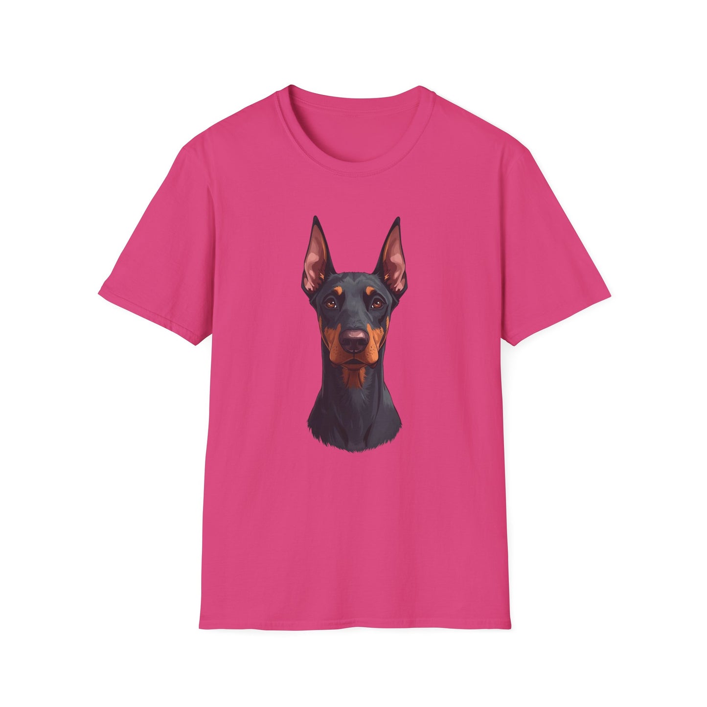 Doberman Dog Portrait Shirt – Doberman Dog Lover Gift, Cute Dog Mom Tee, Dog Dad Shirt, Pet Breed Apparel