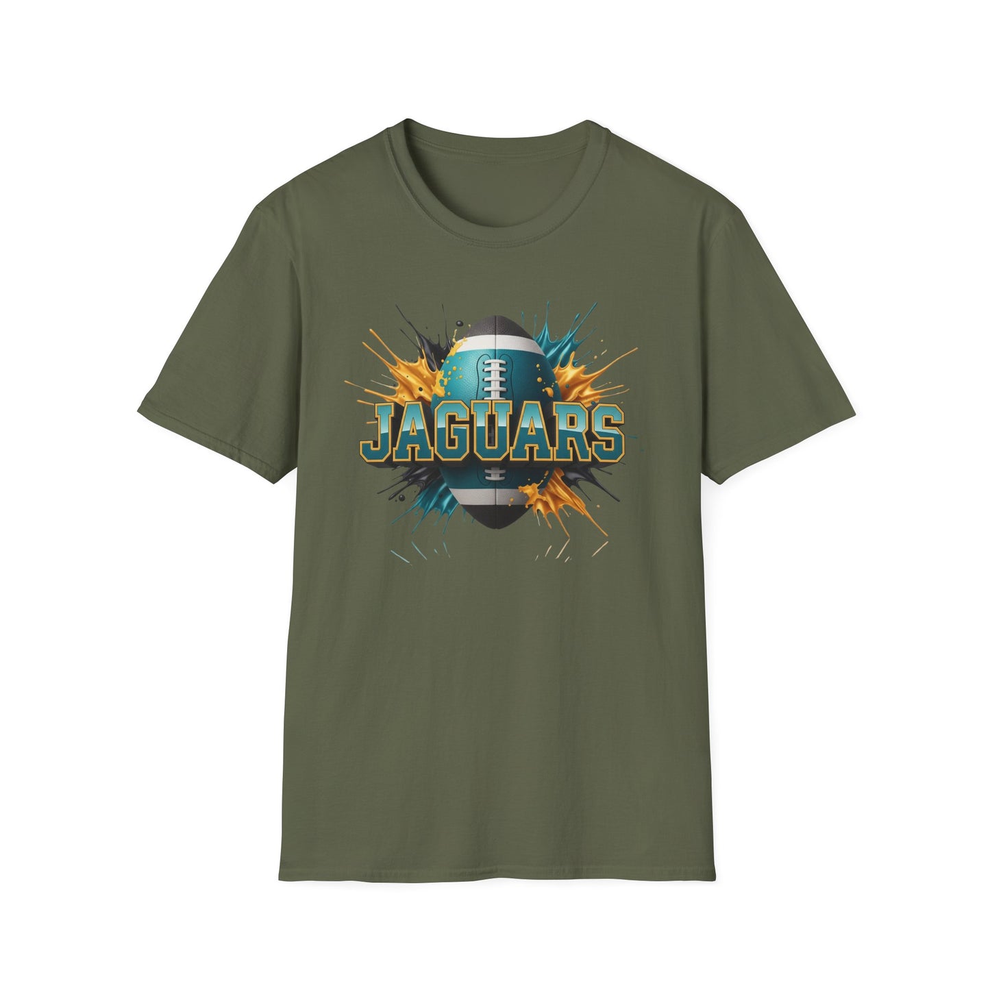 Jacksonville Football Unisex T-Shirt, Jacksonville Team Tee, Football Gift for Jacksonville Fans, Game Day Shirt Sports Fan Football Apparel