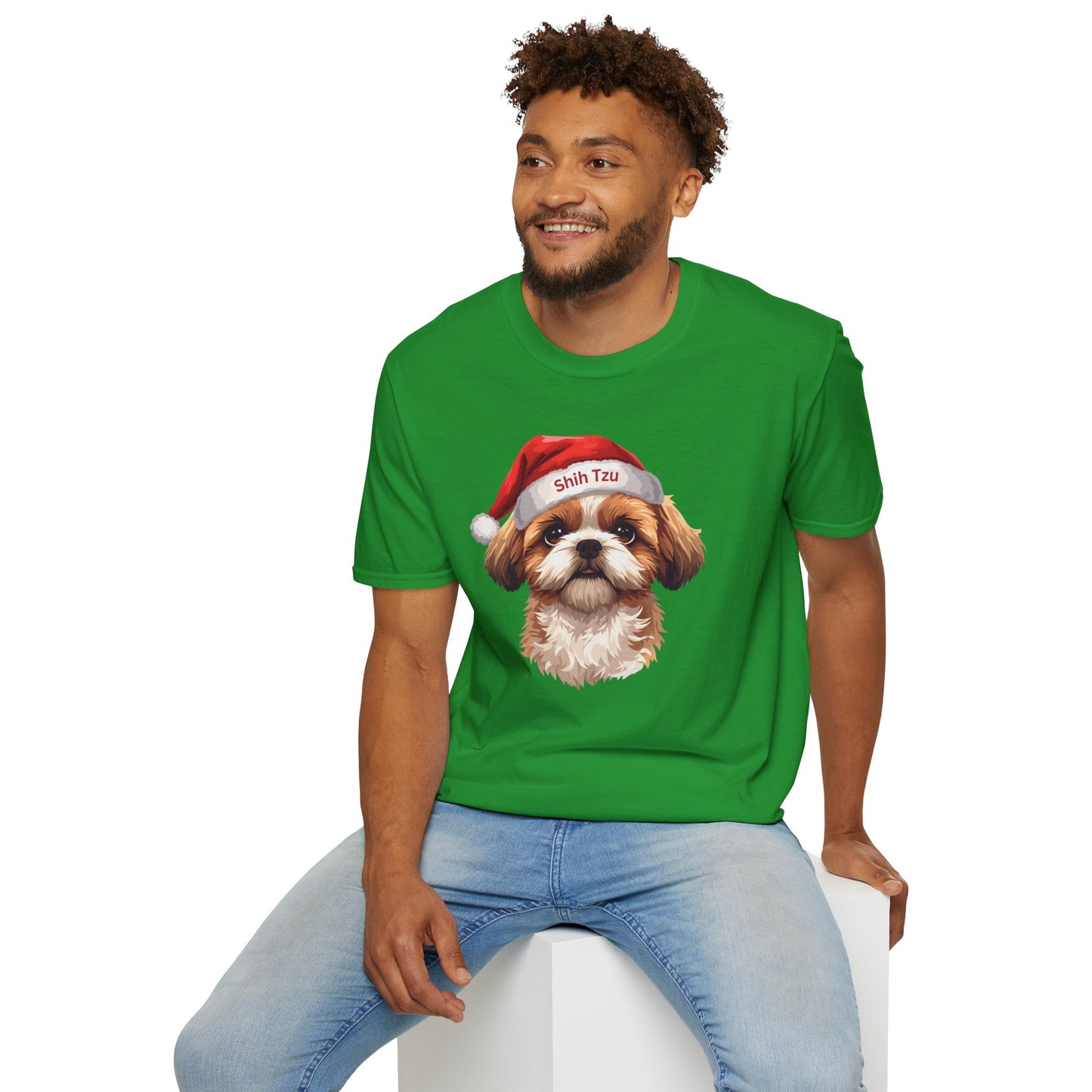 Shih Tzu Dog Portrait Shirt – Shih Tzu Dog Lover Gift, Cute Dog Mom Tee, Dog Dad Shirt, Pet Breed Apparel