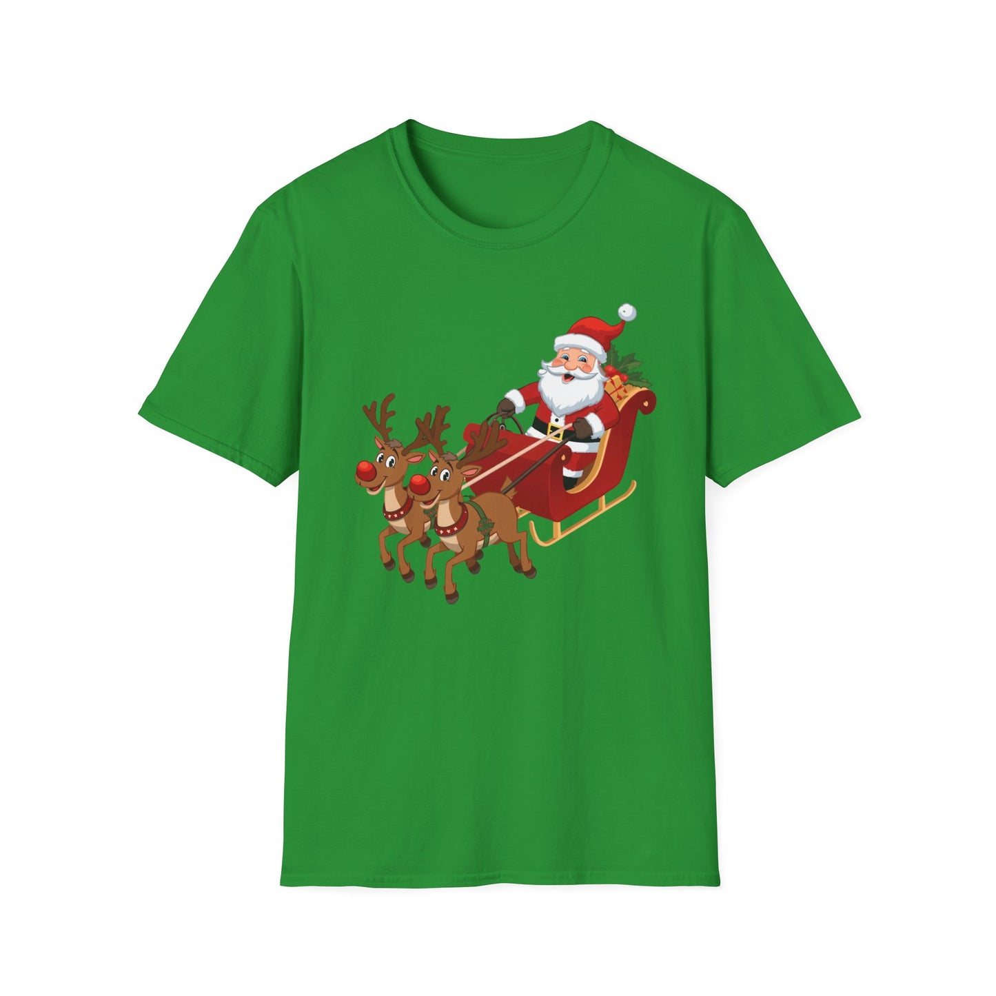 Santa flying Sleigh Shirt, Family Christmas Shirts, Christmas T Shirt, Holiday Shirt, Cute Xmas Shirt for the family, Holiday Gift