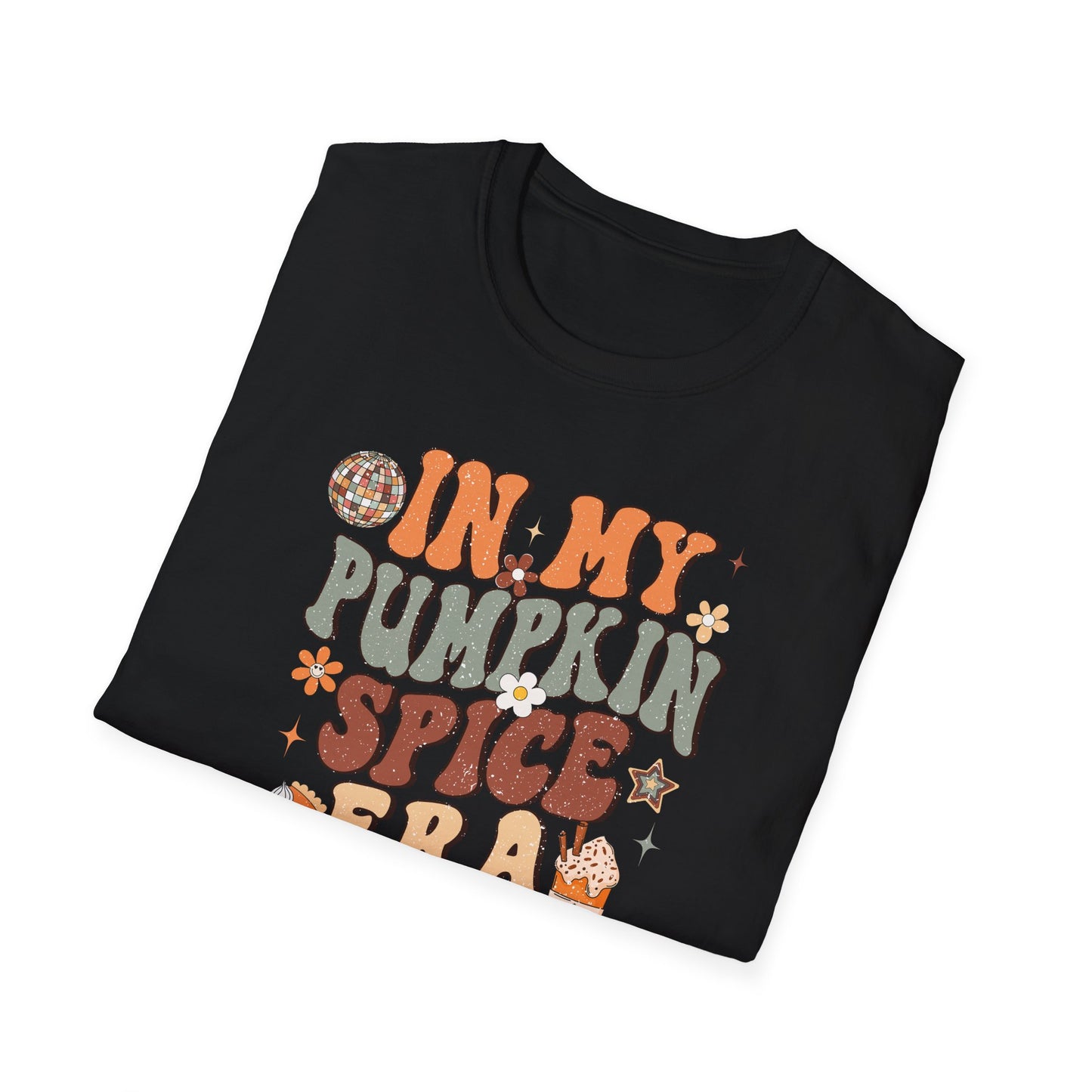 In My Pumpkin Spice Era Fall T-Shirt - Cute Women's Autumn Tee, Thanksgiving Shirt, Pumpkin Thanksgiving Tee, Cozy Fall Tee, Friendsgiving