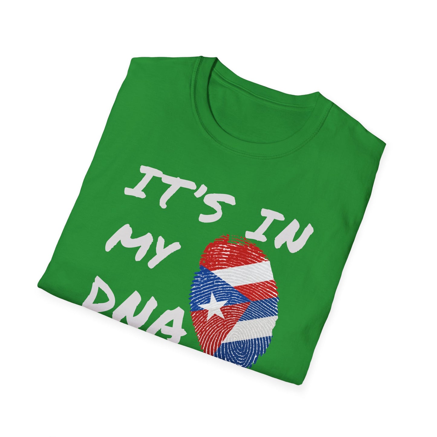 It's In My DNA Cuba-Rican Pride T-Shirt, Graphic Tee for Hispanic Heritage, Cuban - Puerto Rican Heritage, Cuba - Boriqua Pride Tee Gift