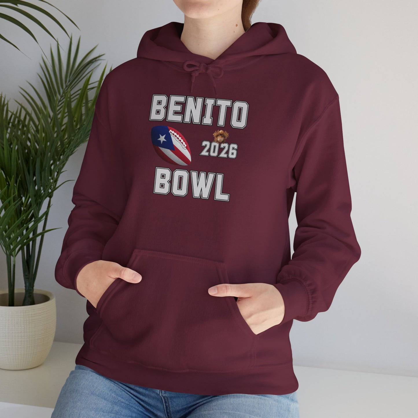 Benito Bowl Halftime Shirt 2026 Hoodie, Benito Bowl Hooded Sweatshirt, Football Fan Gift, Puerto Rico Heritage Hoodie, Boriqua Pride Gift