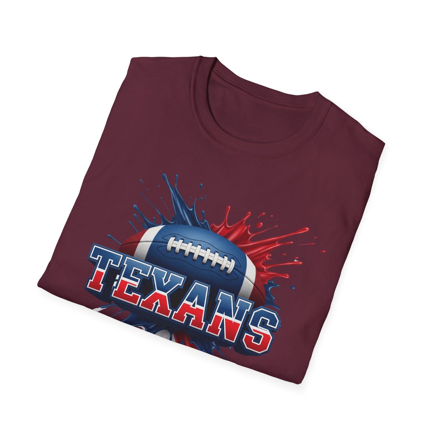 Houston Football Unisex T-Shirt, Houston Team Tee, Football Gift for Houston Fans, Game Day Shirt, Sports Fan Apparel, Football Tee