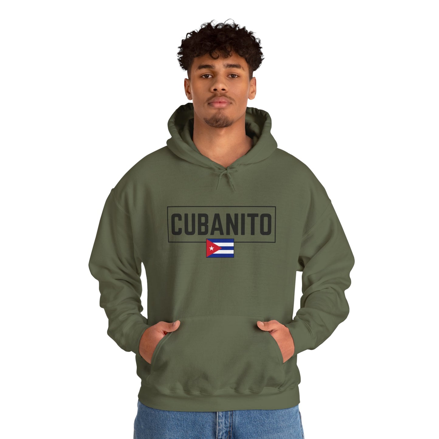 CUBANITO Hoodie – Cuban Flag Hoodie for Men, Latino Pride Hoodie, Cuba Heritage Top, Cuban Culture Graphic Hoodie