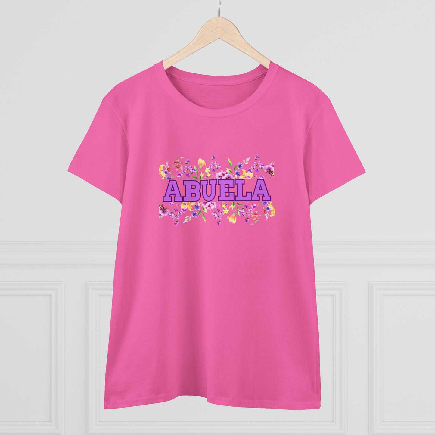 Abuela con Flores Shirt, Gift for Grandma, Gift for Abuela, Mothers Day Gift, Dia de las madres regalo, Abuela Gifts, Gift for Mom