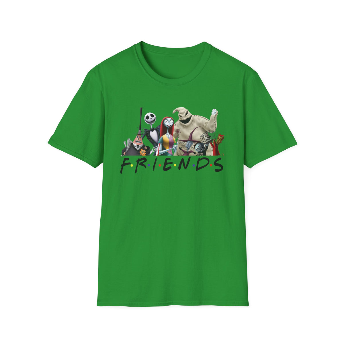 The Nightmare Before Christmas Skellington Family Friends T-Shirt, Scary Movie Tee, Halloween Shirt, Horror Movie Characters Gift