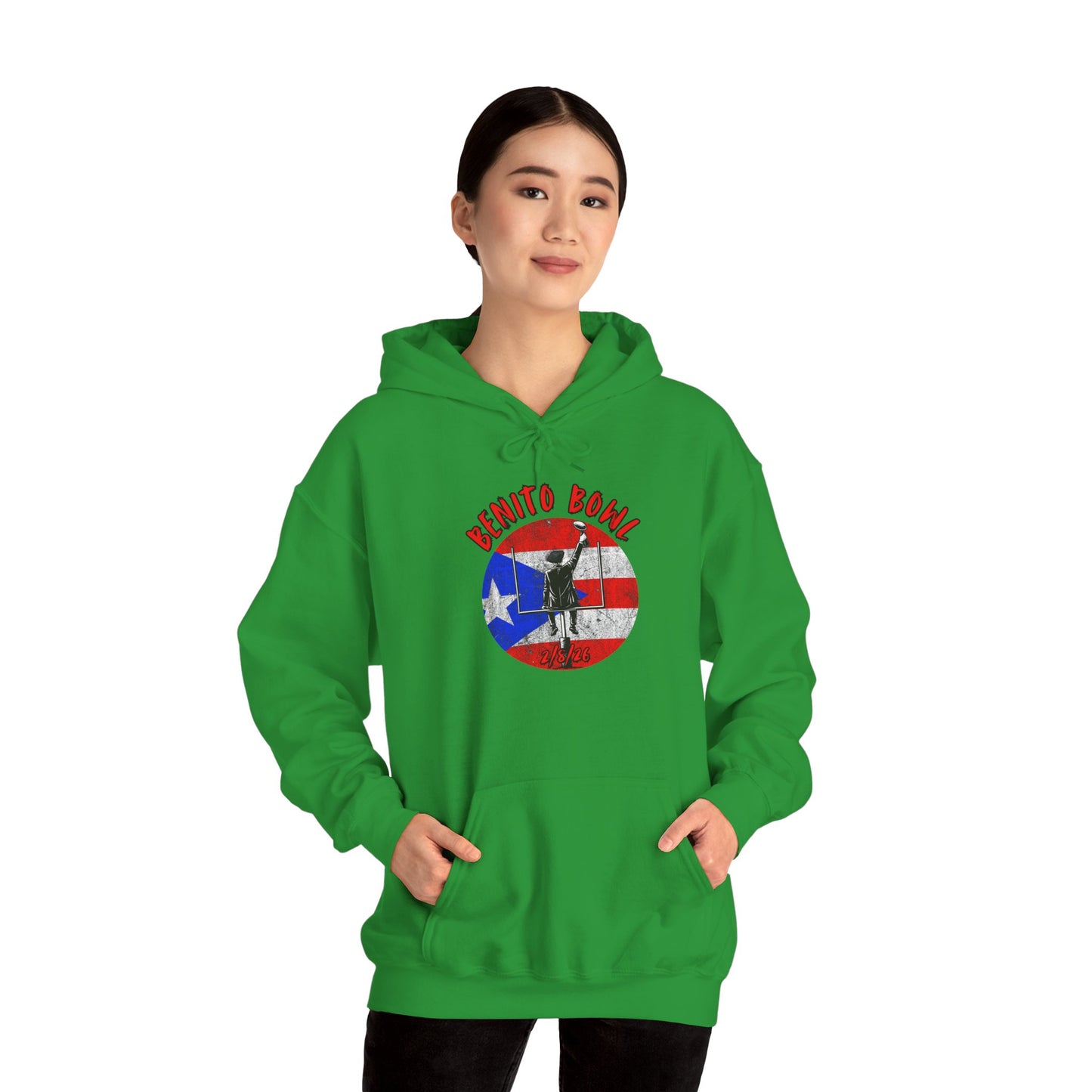 Benito Bowl 2/8/26 Puerto Rico Heritage Hoodie, Boricua Pride Football Fan gift