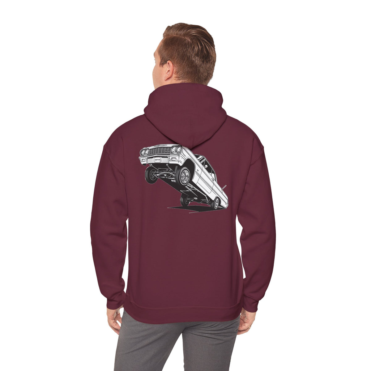 Classic Car Hoodie, Lowrider Car Hoodie, Vintage Auto Hoodie, Car Enthusiast Sweatshirt, Unisex Automotive Hoodie