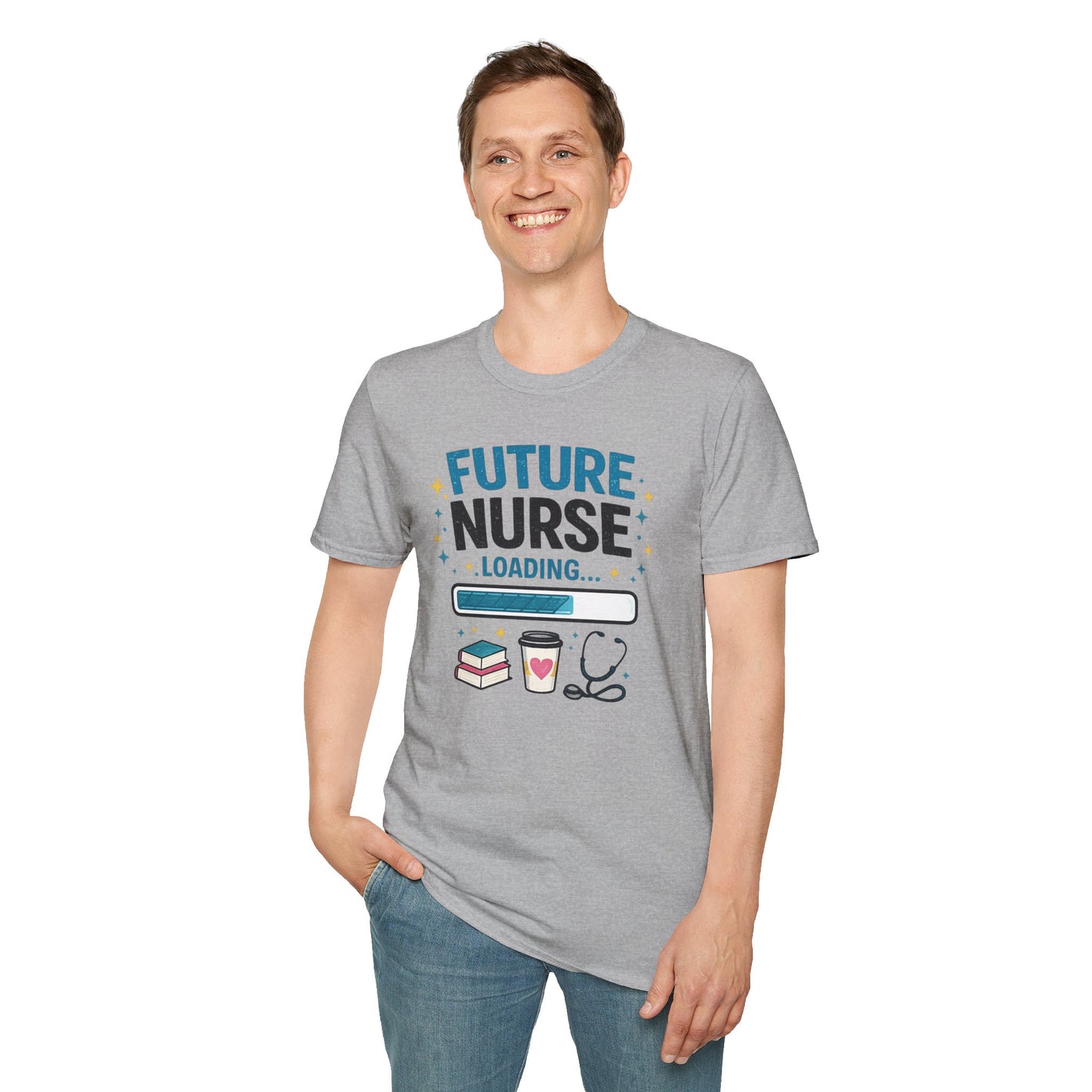 Future Nurse Loading Shirt – Funny Nursing Student T-Shirt, RN School Gift, Nursing School Graduation Tee, Nurse Student Gift Idea