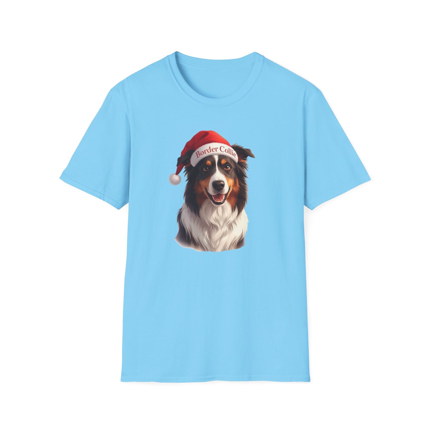 Border Collie Dog Portrait Shirt – Border Collie Dog Lover Gift, Cute Dog Mom Tee, Dog Dad Shirt, Pet Breed Apparel