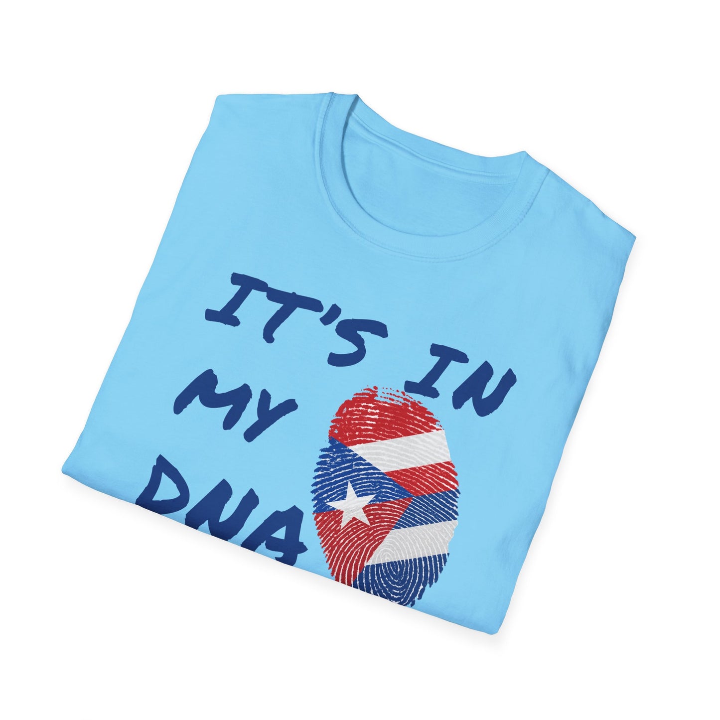 It's In My DNA Cuba-Rican Pride T-Shirt, Graphic Tee for Hispanic Heritage, Cuban - Puerto Rican Heritage, Cuba - Boriqua Pride Tee Gift