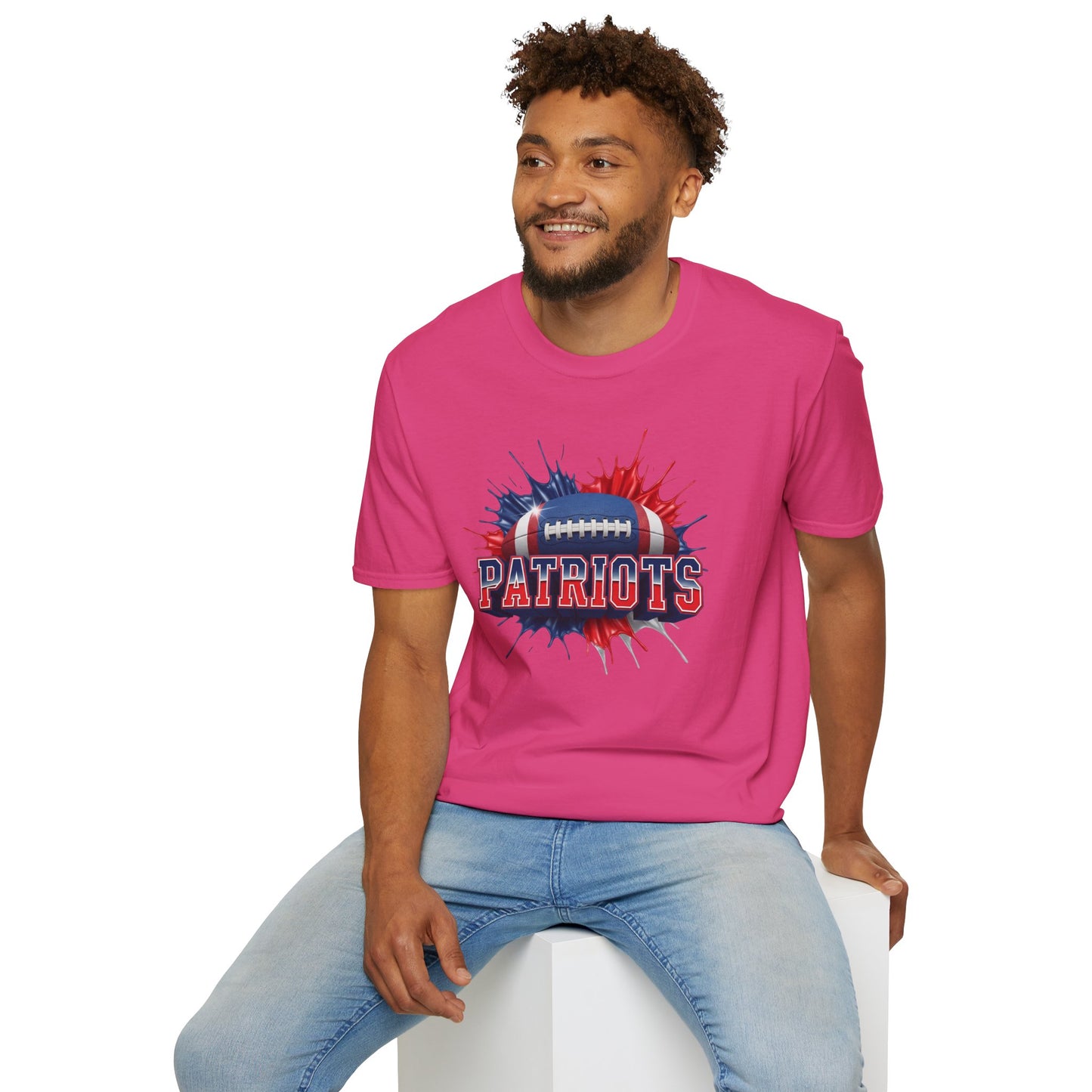New England Football Unisex T-Shirt, New England Team Tee, Football Gift for New England Fans, Game Day Shirt Sports Fan Football Apparel