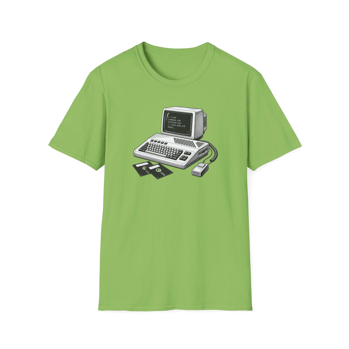 Vintage Computer T-Shirt, Retro Tech Shirt, Floppy Disk Tee, Programmer Gift, Computer Nerd Shirt