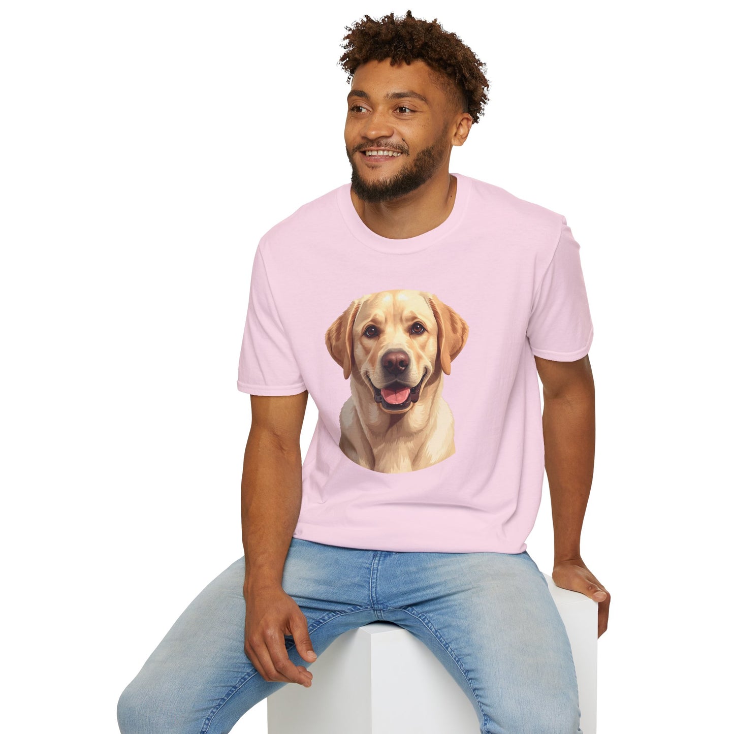 Labrador Retriever Dog Portrait Shirt – Lab Dog Lover Gift, Cute Dog Mom Tee, Dog Dad Shirt, Pet Breed Apparel