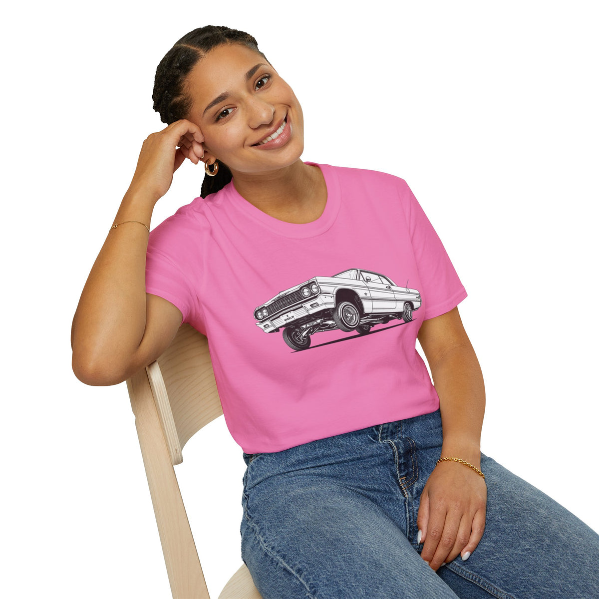 Lowrider Car Shirt, Classic Car T-Shirt, Vintage Custom Car Tee, Car Enthusiast Gift, Cruise Night Shirt