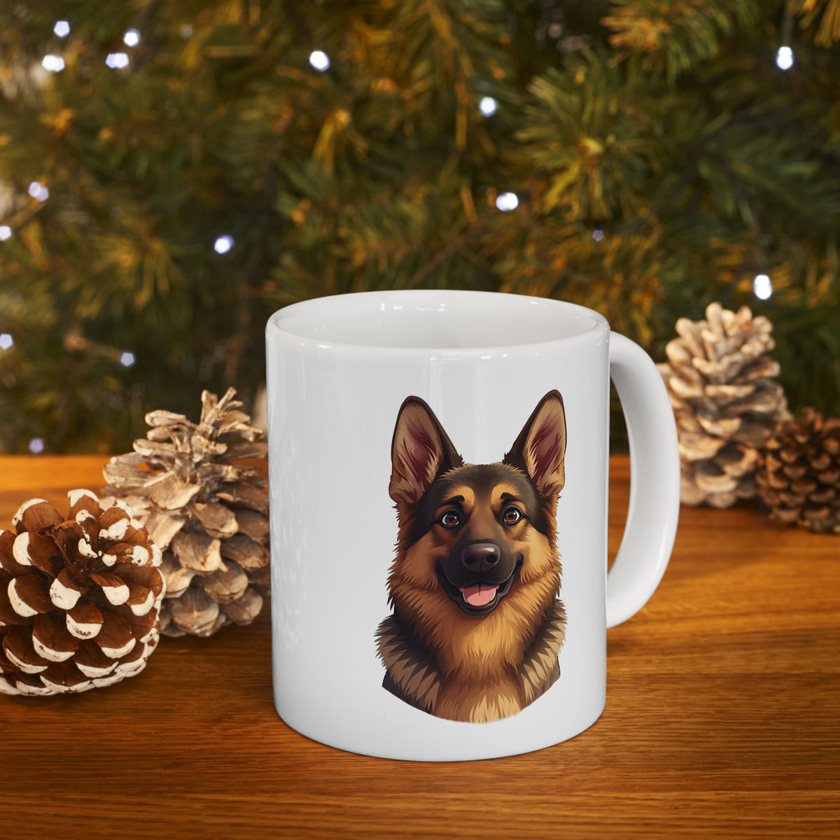 German Shepherd Coffee Mug, Dog Lover Mug, Pet Parent Gift, German Shepherd Mom Dad Cup 11oz or 15oz, Dog Lover Gift