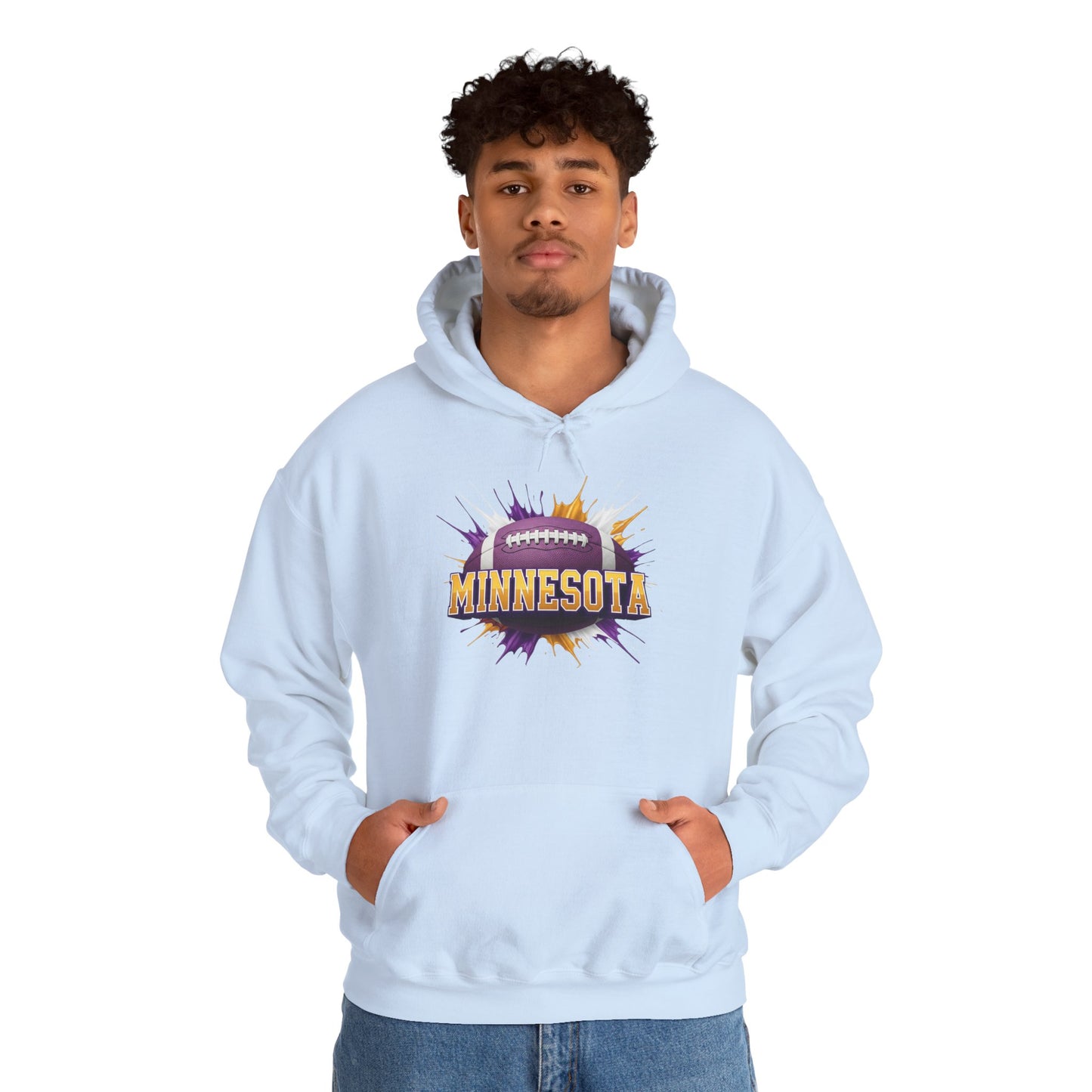 Minnesota Football Hoodie, Minnesota Team Hoodie, Football Gift for Minnesota Fans, Game Day Sports Fan Apparel, Football Fan Gift