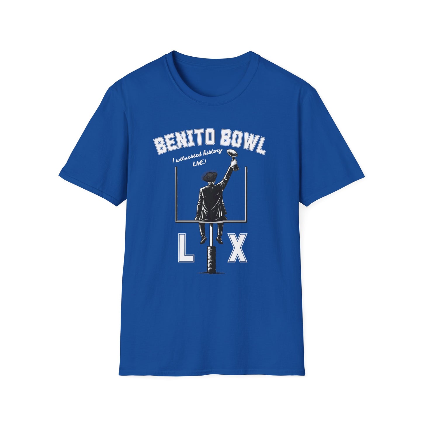 Benito Bowl LX Shirt – Witnessed History Live – Football Graphic Tee, Benito Bowl Shirt, Football Fan Gift, Puerto Rico Heritage Tee, Boricua Pride Gift