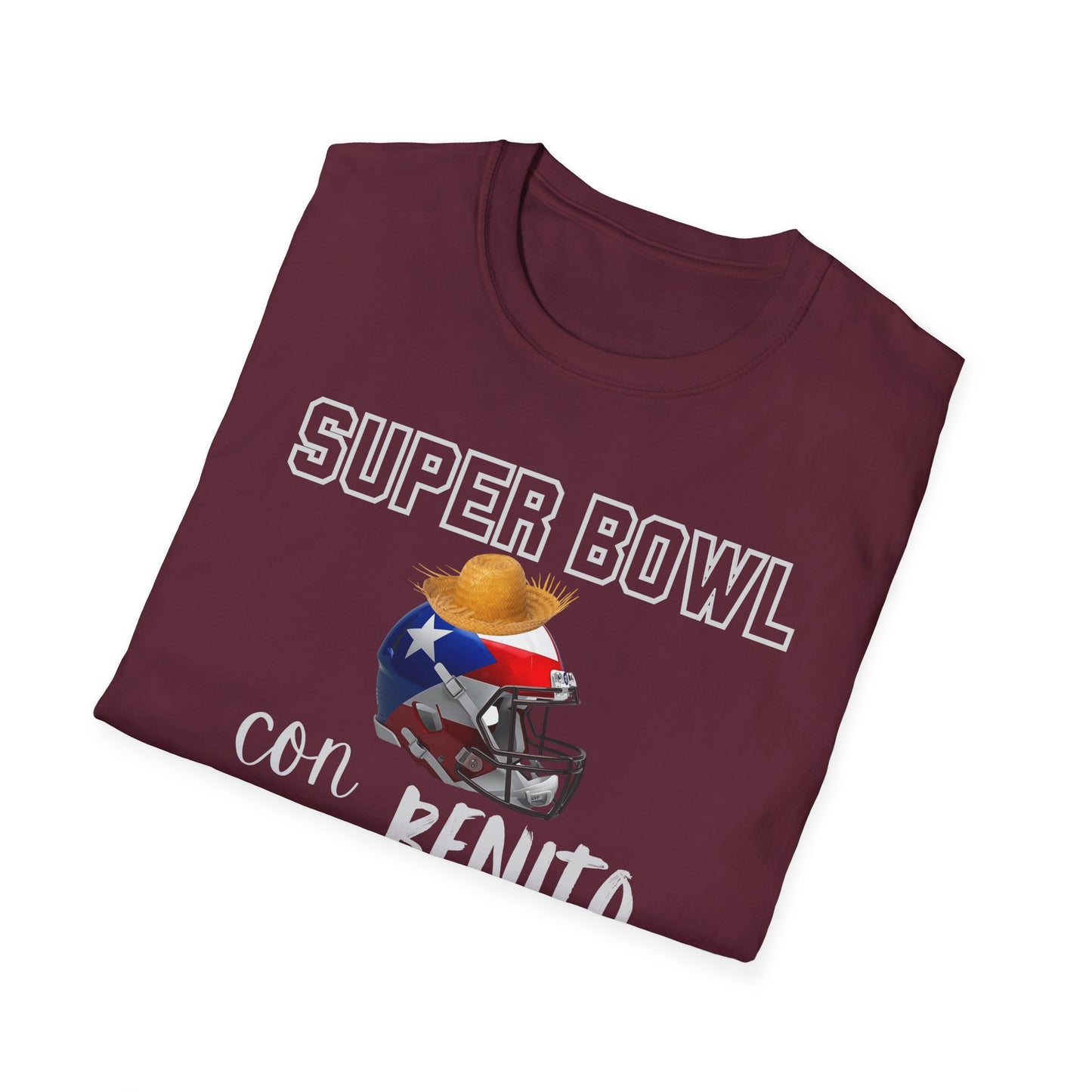 Benito Bowl Halftime Helmet Shirt 2026 T-Shirt, Benito Bowl Shirt, Football Fan Gift, Benito Tee, Puerto Rico Heritage Boriqua Pride Gift