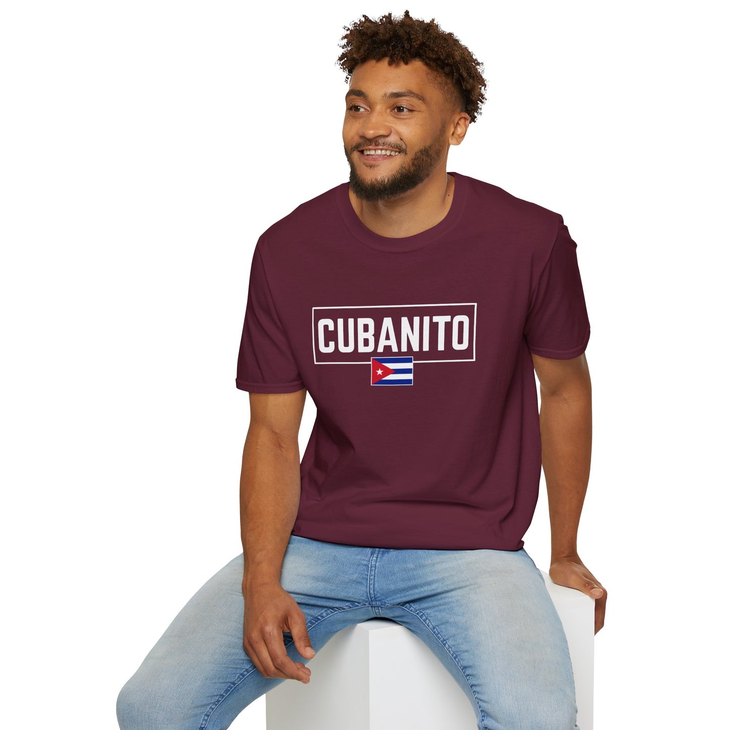 CUBANITO T-Shirt – Cuban Flag Shirt for Men, Latino Pride Tee, Cuba Heritage Top, Cuban Culture Graphic Tee
