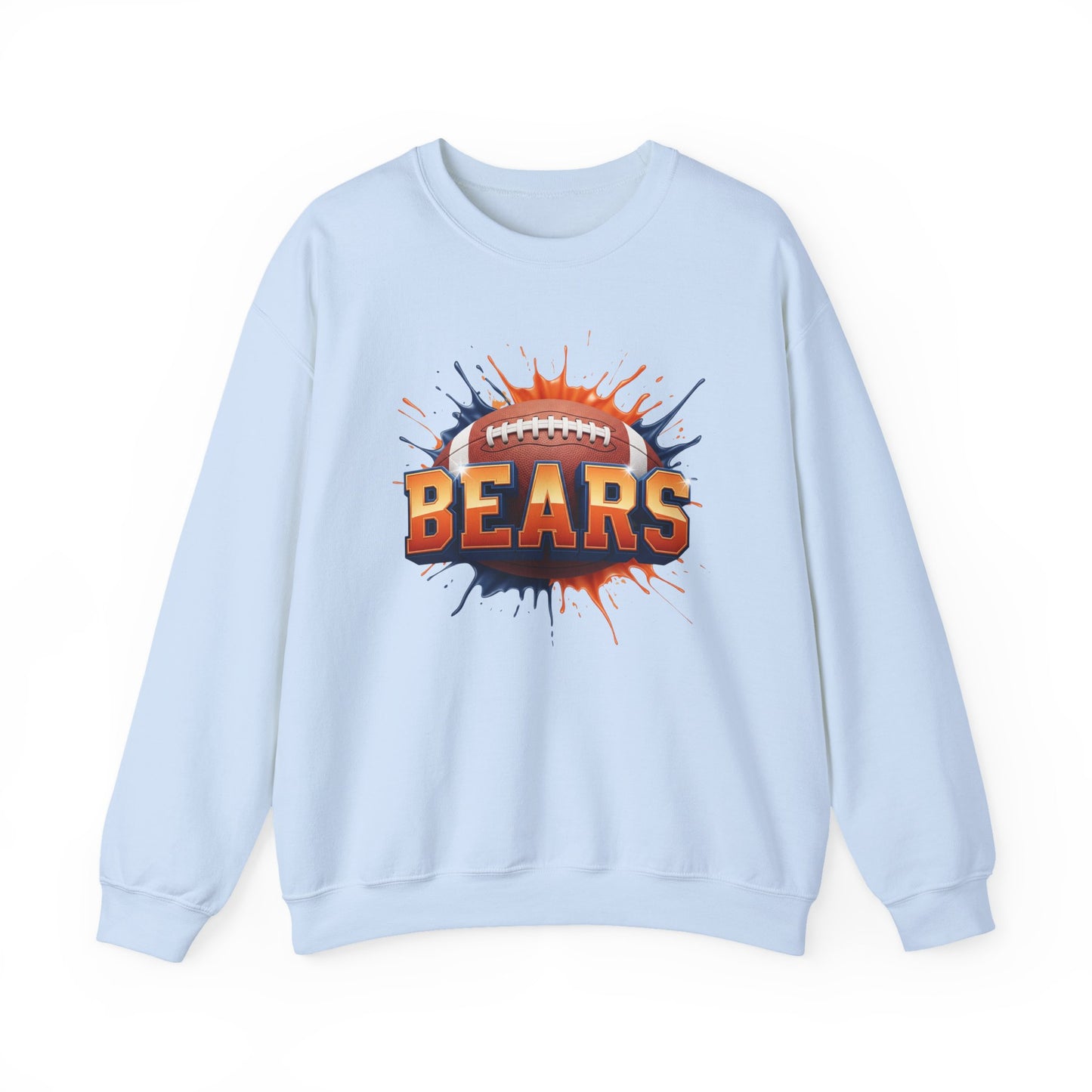 Chicago Football Sweatshirt, Chicago Team Sweatshirt, Football Gift for Chicago Fans, Game Day Sports Fan Football Apparel