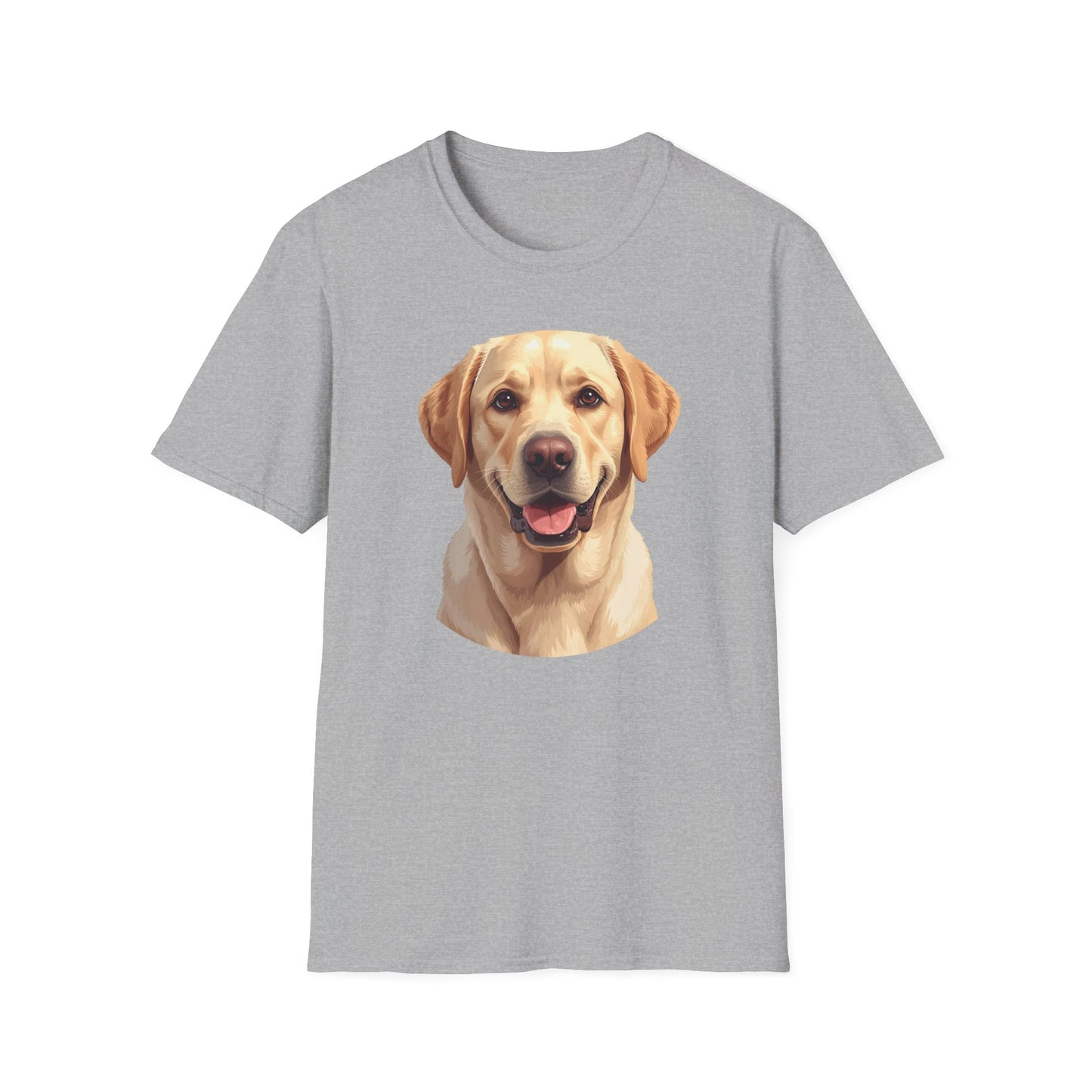 Labrador Retriever Dog Portrait Shirt – Lab Dog Lover Gift, Cute Dog Mom Tee, Dog Dad Shirt, Pet Breed Apparel