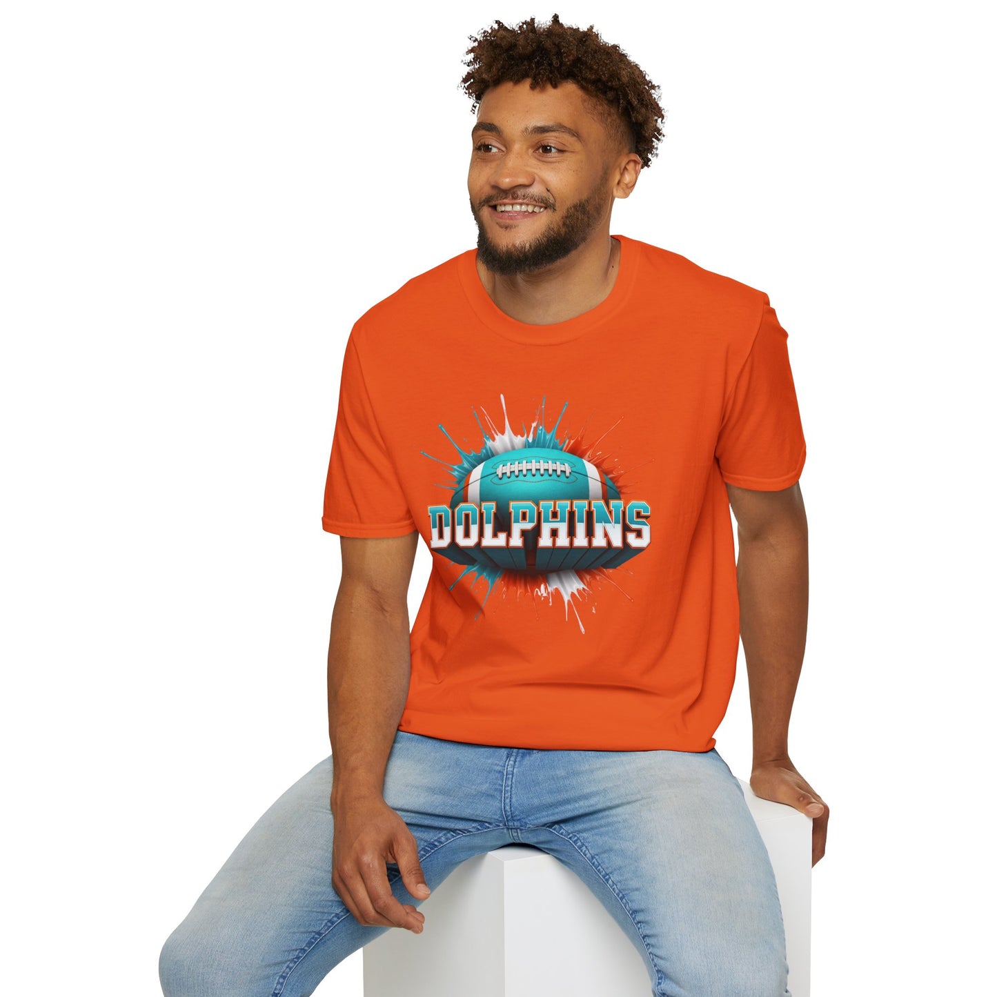 Miami Football Unisex T-Shirt, Miami Team Tee, Football Gift for Miami Fans, Game Day Shirt, Sports Fan Apparel, Football Tee