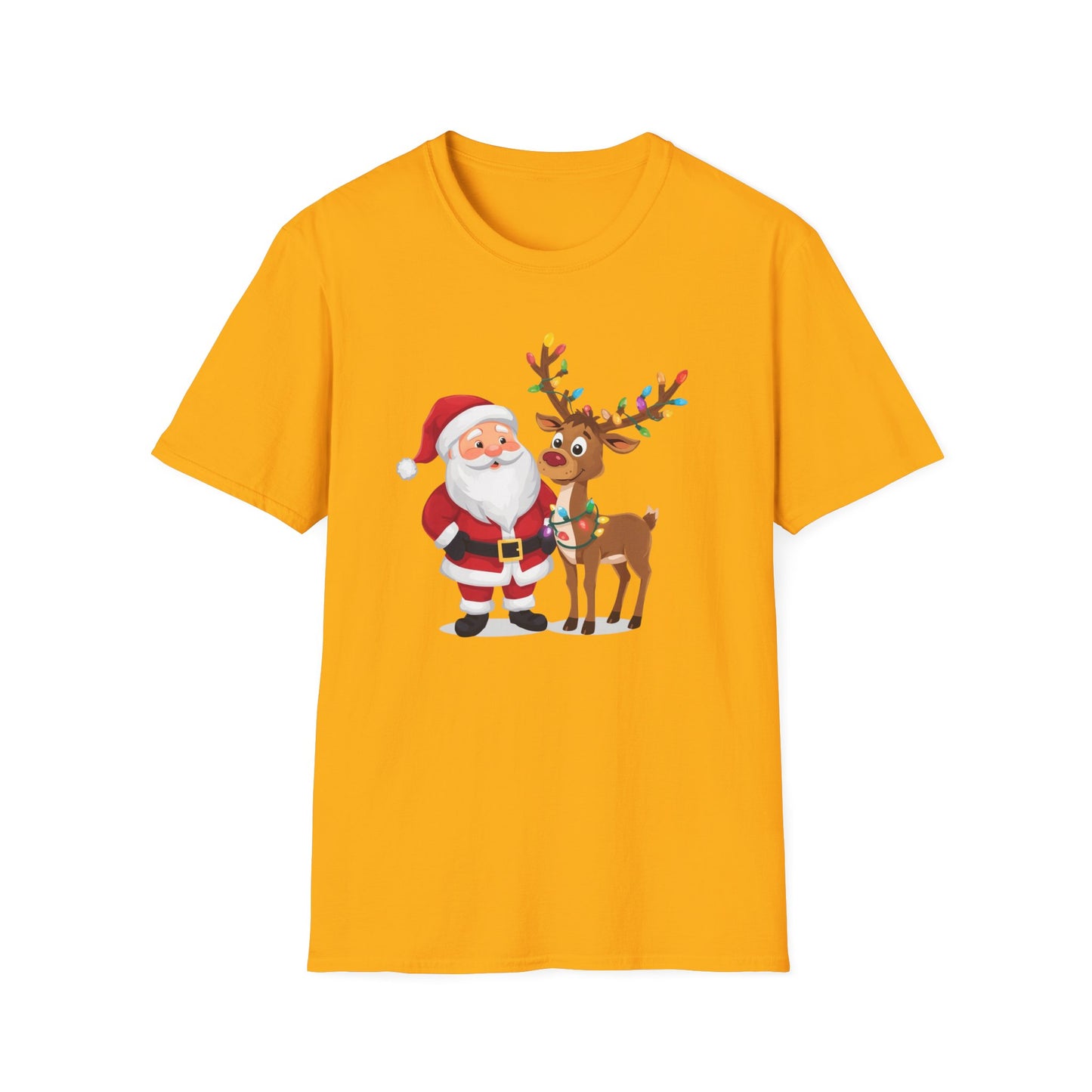 Santa and Rudolph Shirt, Family Christmas Shirts, Christmas T Shirt, Holiday Shirt, Cute Xmas Shirt for the family, Holiday Gift