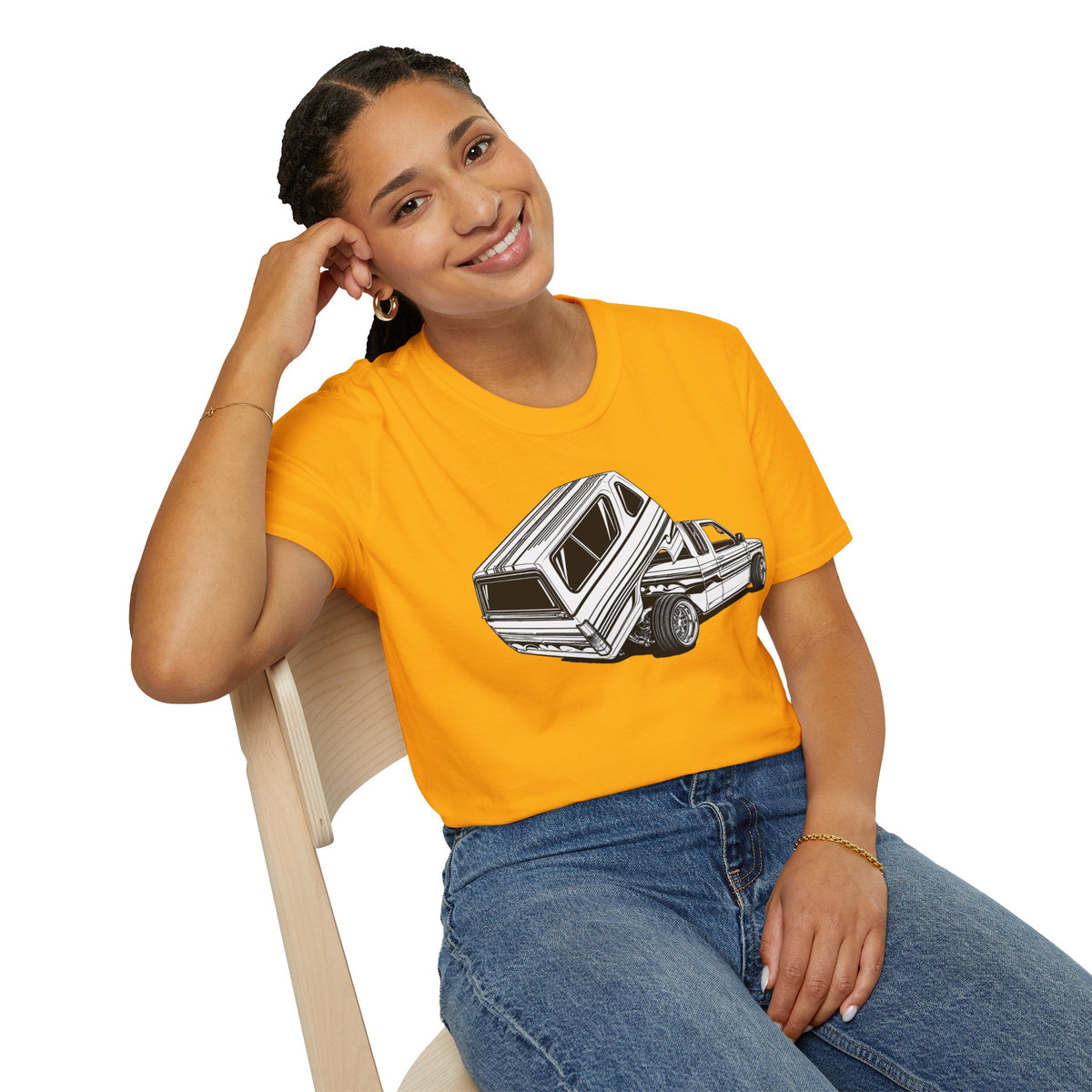 Mini Truck Lowrider Shirt, Lowrider Bed Dancer Truck T-Shirt, Custom Lowered Truck Tee, Car Enthusiast Gift
