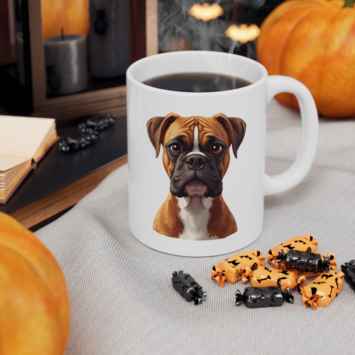 Boxer Dog Mug, Boxer Coffee Mug, Dog Lover Mug, Pet Parent Gift, Boxer Mom Dad Cup 11oz or 15oz, Dog Lover Gift