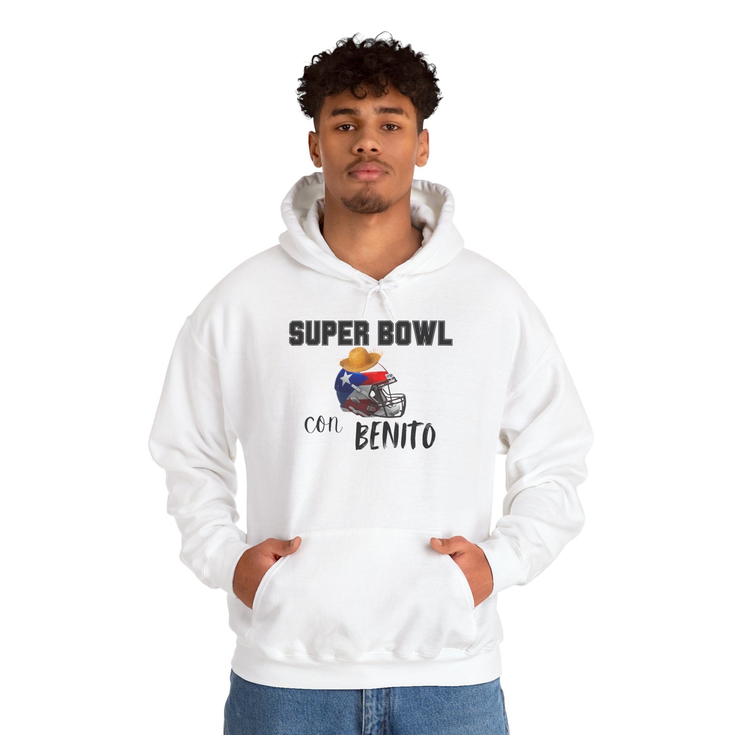 Benito Bowl Halftime Shirt 2026 Hoodie, Benito Bowl Hooded Sweatshirt, Football Fan Gift, Puerto Rico Heritage Hoodie, Boriqua Pride Gift