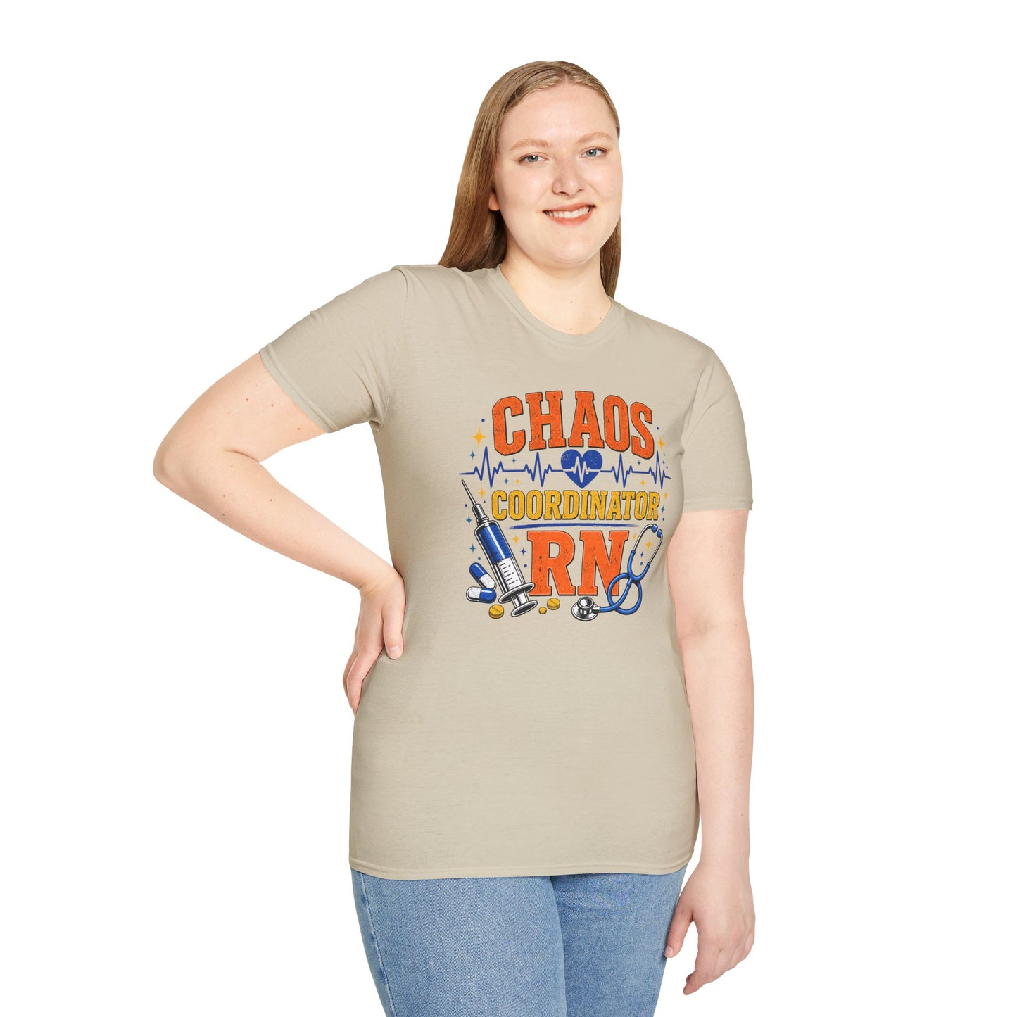 Chaos Coordinator RN Shirt – Funny Nurse Shirt – Nurse Life Tee – Medical Humor Gift for Nurses, RN LPN CNA Nursing Shirt