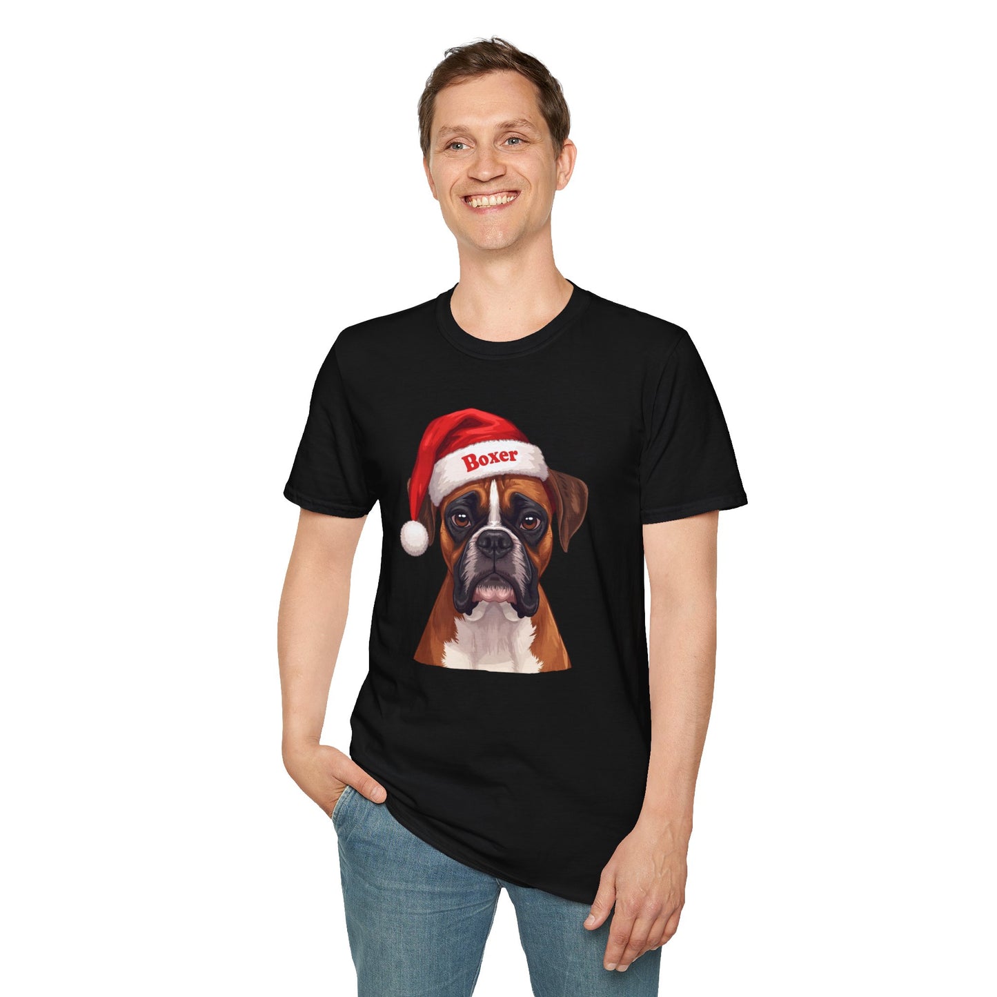 Boxer Dog Portrait Shirt – Boxer Dog Lover Gift, Cute Dog Mom Tee, Dog Dad Shirt, Pet Breed Apparel