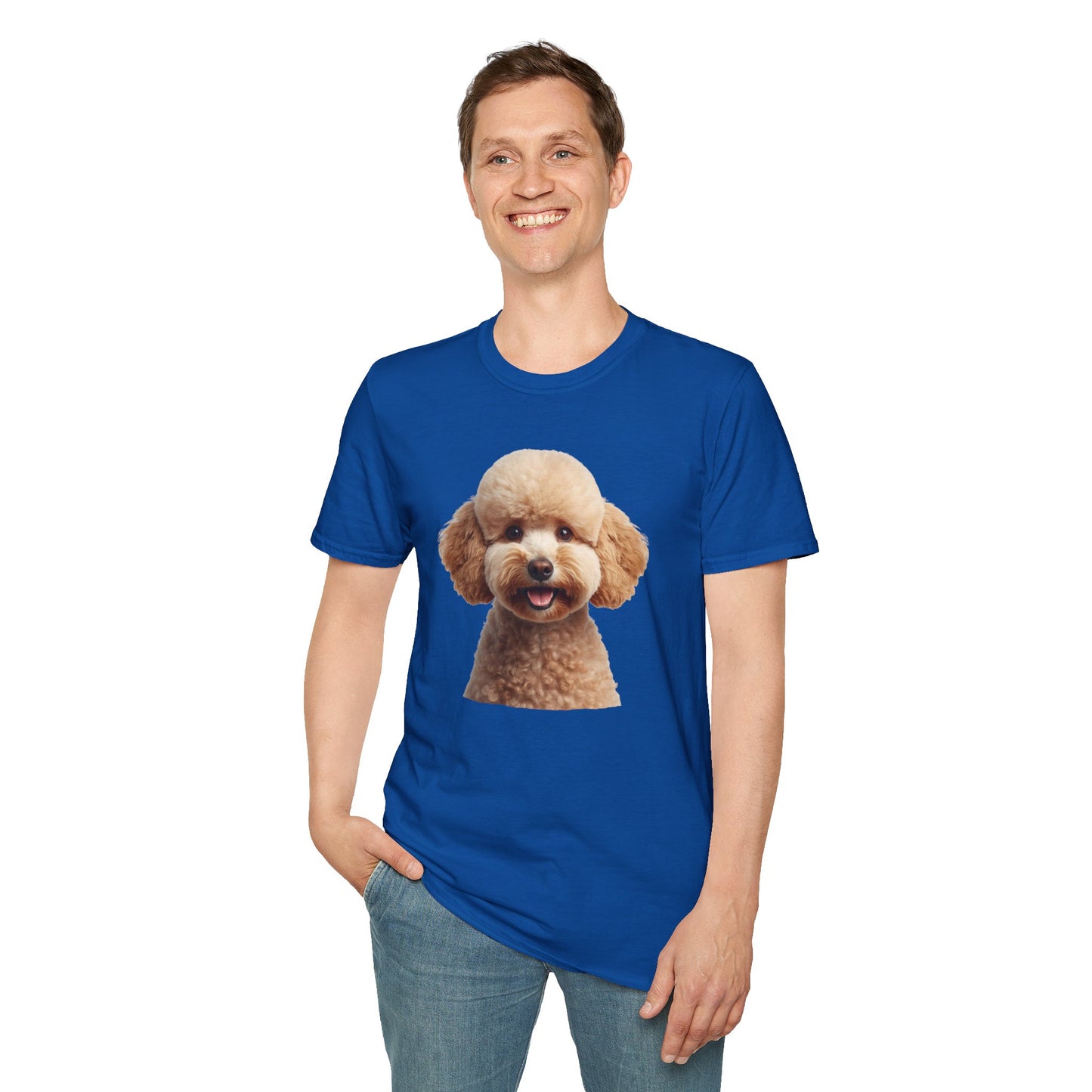 Poodle Dog Portrait Shirt – Poodle Dog Lover Gift, Cute Dog Mom Tee, Dog Dad Shirt, Pet Breed Apparel