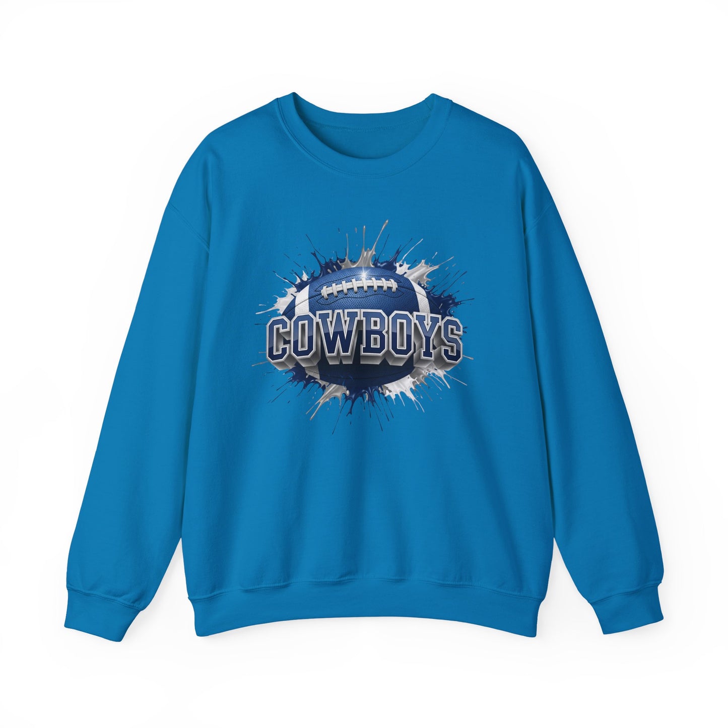 Dallas Football Sweatshirt, Dallas Team Sweatshirt, Football Gift for Dallas Fans, Game Day Sports Fan Football Apparel