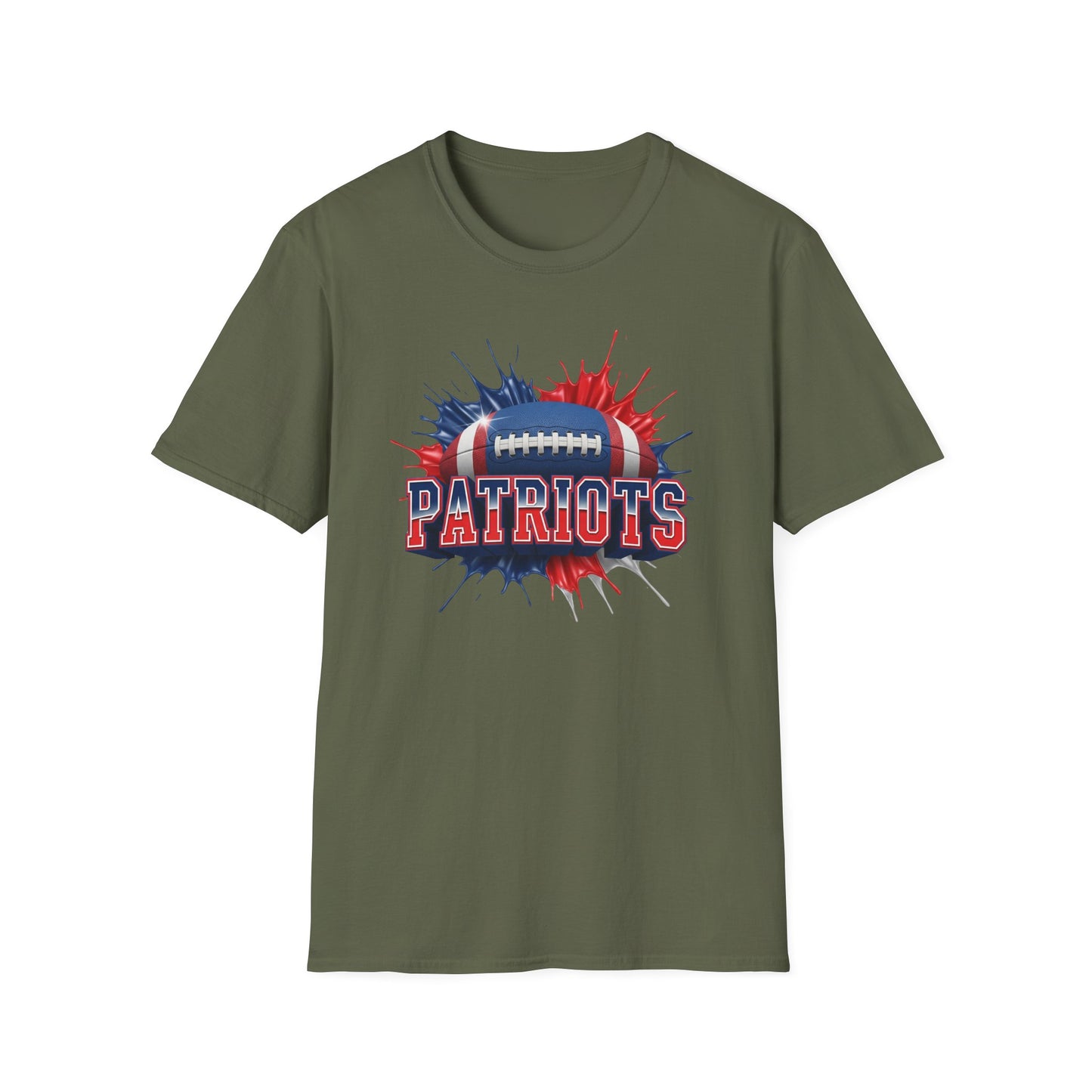 New England Football Unisex T-Shirt, New England Team Tee, Football Gift for New England Fans, Game Day Shirt Sports Fan Football Apparel