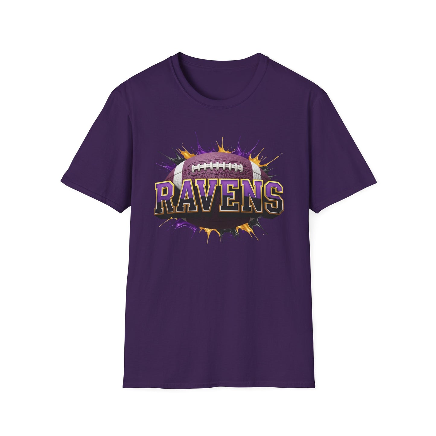 Baltimore Football Unisex T-Shirt, Baltimore Team Tee, Football Gift for Baltimore Fans, Game Day Shirt, Sports Fan Apparel Football Tee