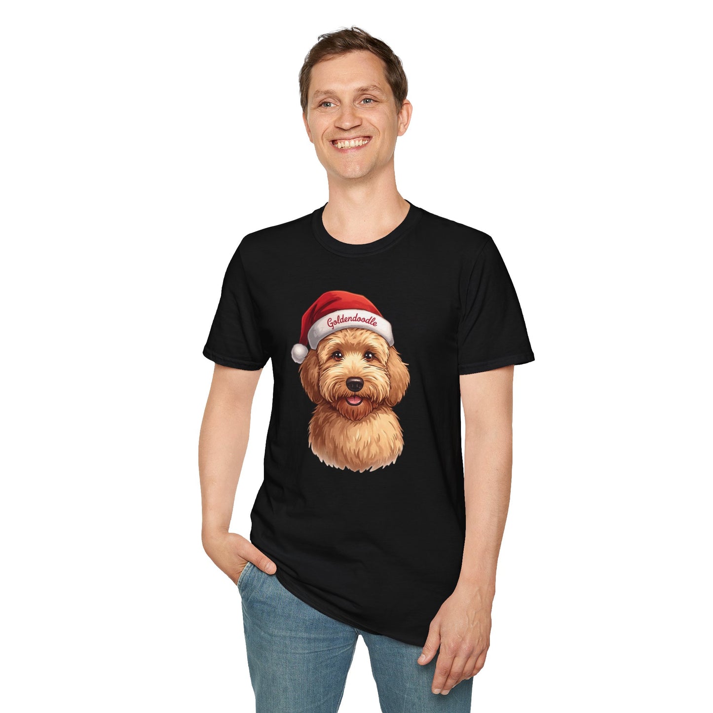 Goldendoodle Dog Portrait Shirt – Goldendoodle Dog Lover Gift, Cute Dog Mom Tee, Dog Dad Shirt, Pet Breed Apparel
