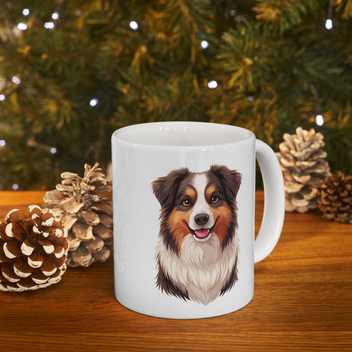 Australian Shepherd Coffee Mug, Aussie Dog Mug, Dog Lover Mug, Pet Parent Gift, Aussie Mom Dad Cup 11oz or 15oz, Dog Lover Gift