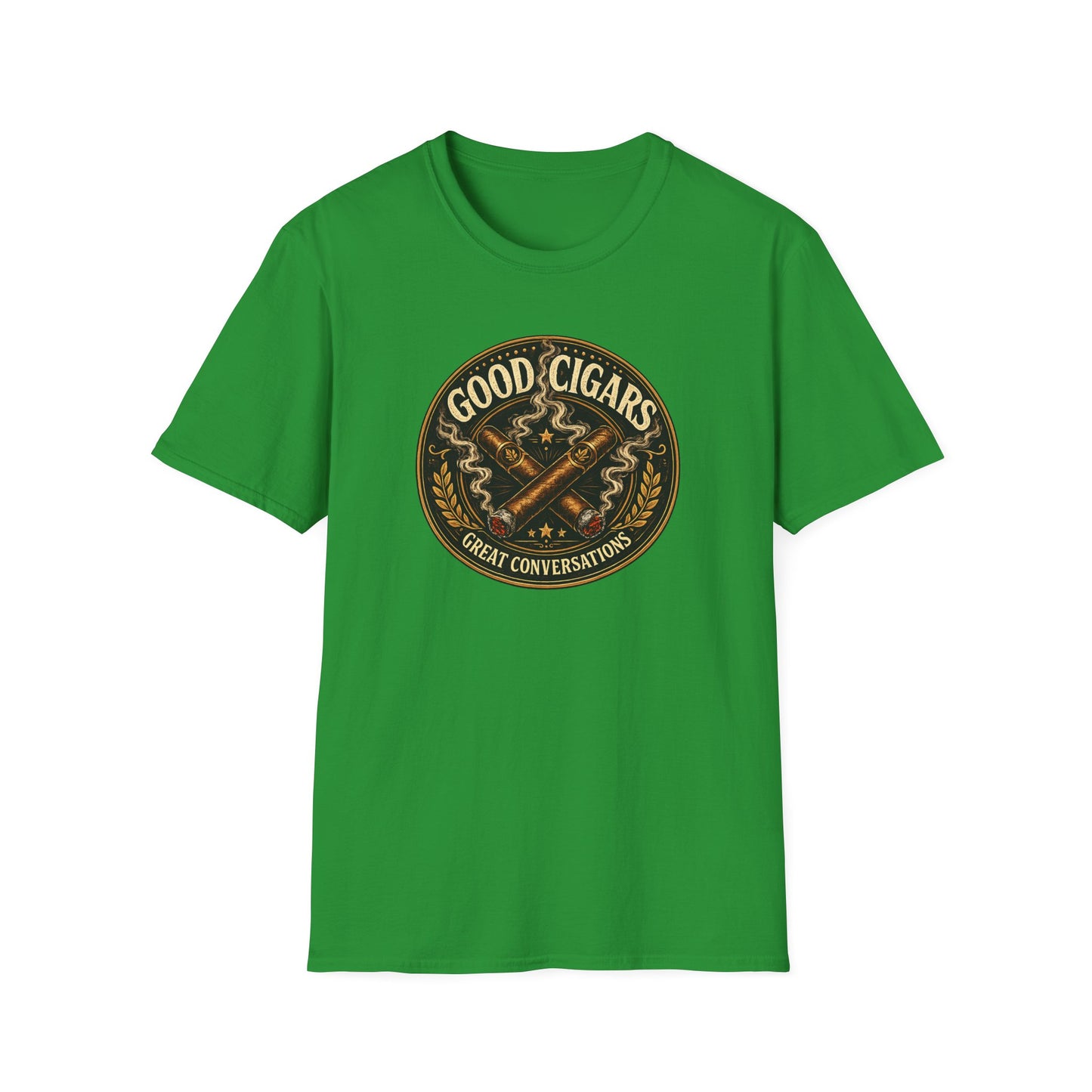 Good Cigars Great Conversations T-Shirt – Cigar Aficionado Graphic Tee