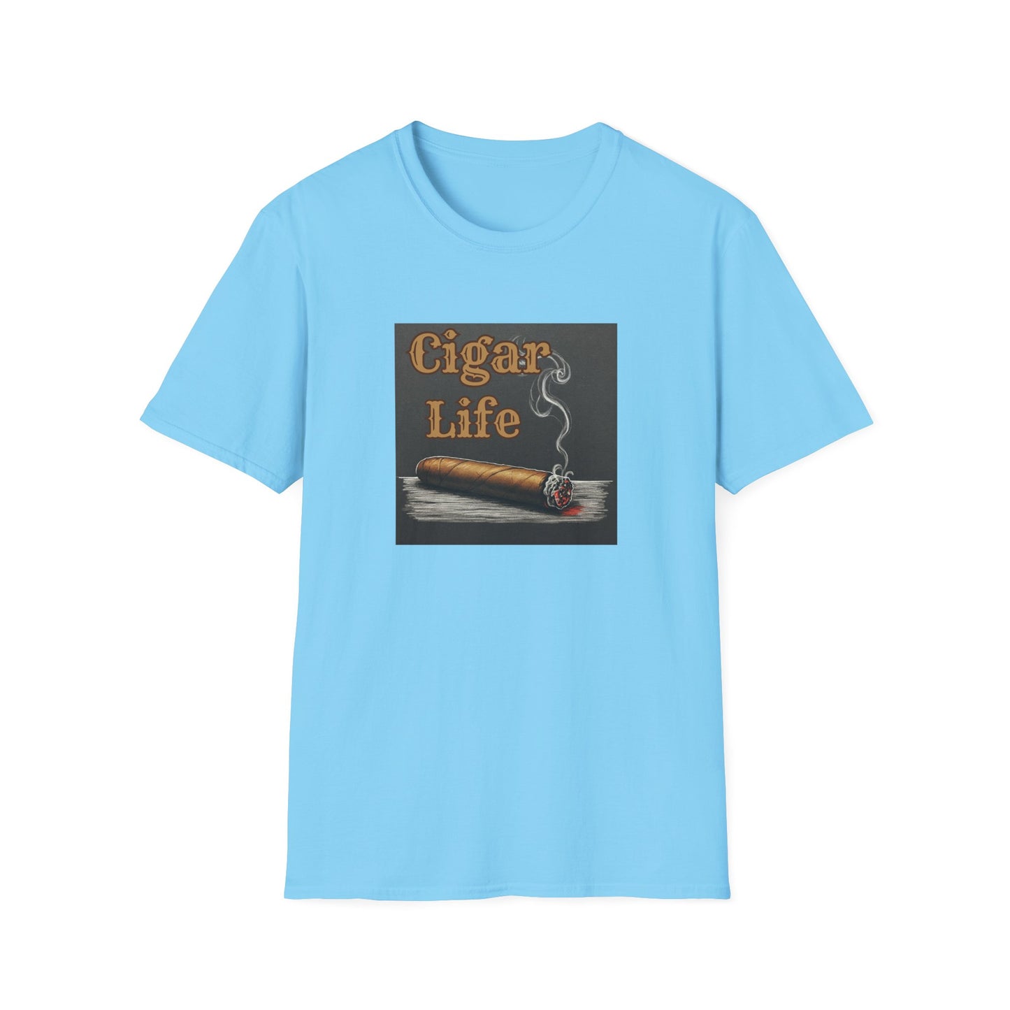 Cigar Life Unisex T-Shirt, BBQ Pool Party Shirt, Fathers Day Gift, Relaxation Leisure, Cigar lover Gift, Grandpa Gift