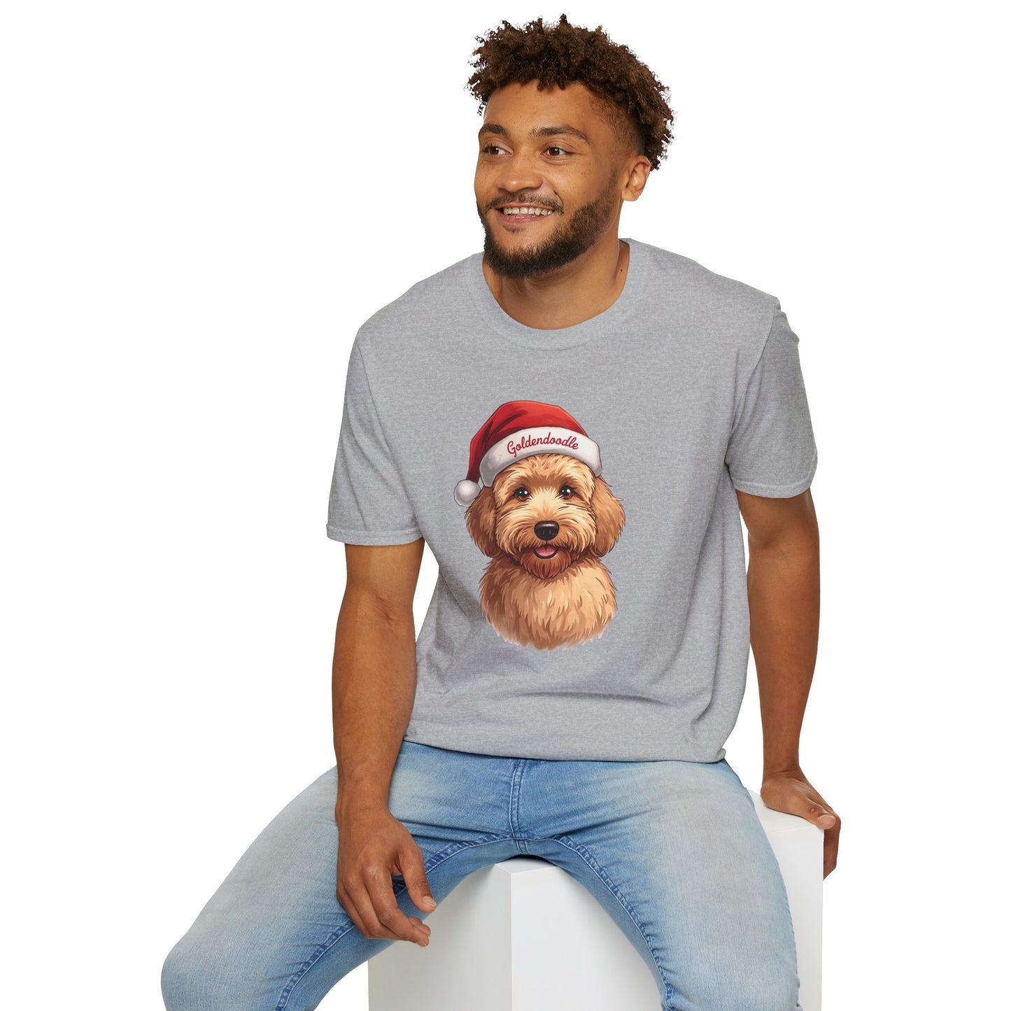 Goldendoodle Dog Portrait Shirt – Goldendoodle Dog Lover Gift, Cute Dog Mom Tee, Dog Dad Shirt, Pet Breed Apparel