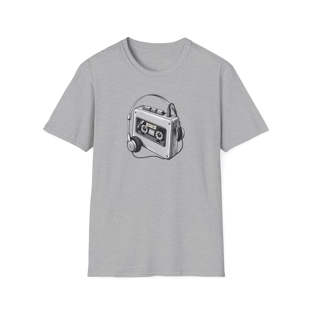 Cassette Tape Shirt, Retro Cassette Player T-Shirt, Mixtape Tee, Vintage Audio Shirt, Music Lover Gift