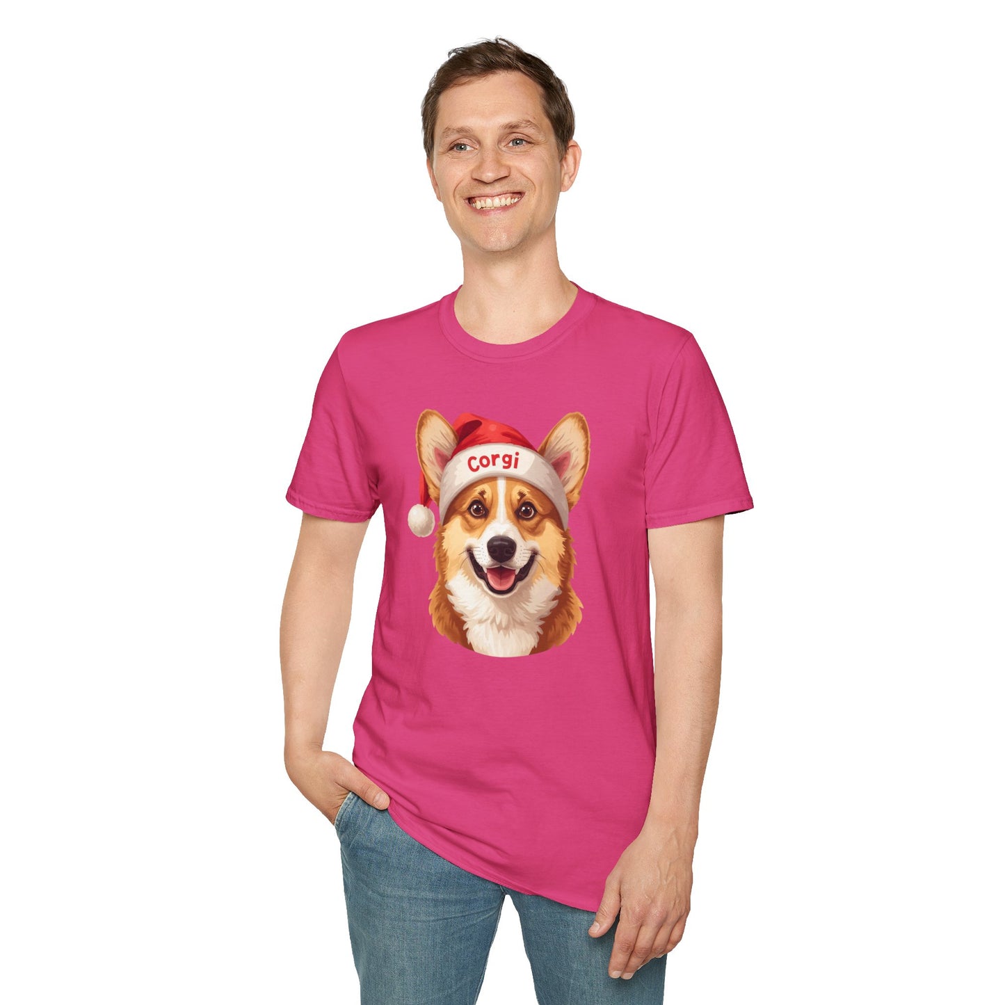 Corgi Dog Portrait Shirt – Corgi Dog Lover Gift, Cute Dog Mom Tee, Dog Dad Shirt, Pet Breed Apparel