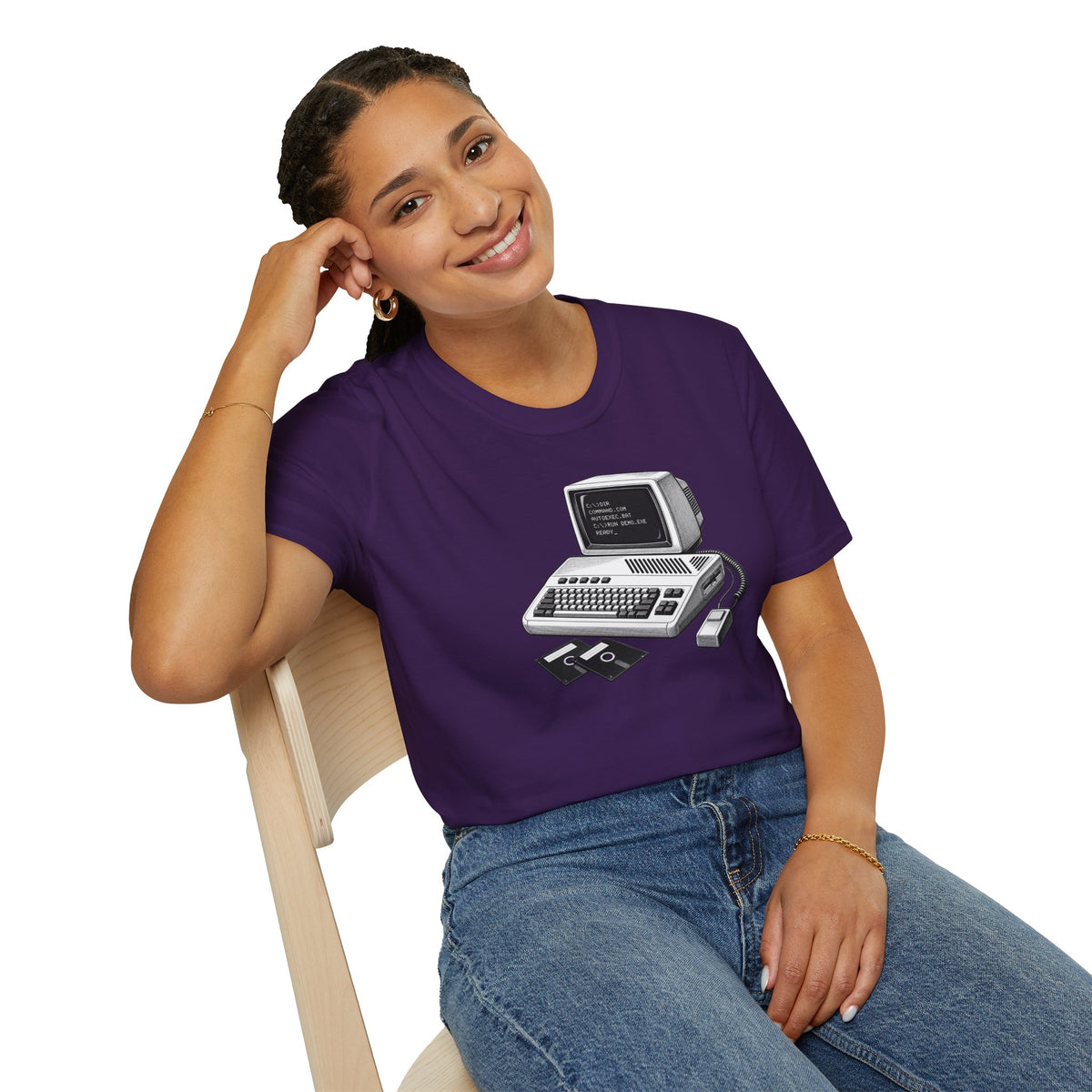 Vintage Computer T-Shirt, Retro Tech Shirt, Floppy Disk Tee, Programmer Gift, Computer Nerd Shirt