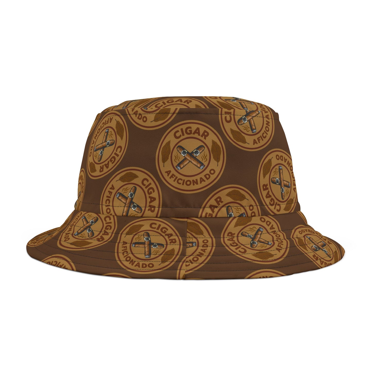 Cigar Aficionado Bucket Hat, BBQ Pool Party Hat, Cigar lover Gift, Cigar Aficionado, Dad Gift, Bucket Hat, Cigar Smoker